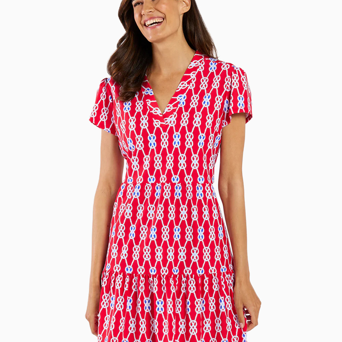 Ginger Dress Sailor's Knot Red Ginger Dress Sailor's Knot Red