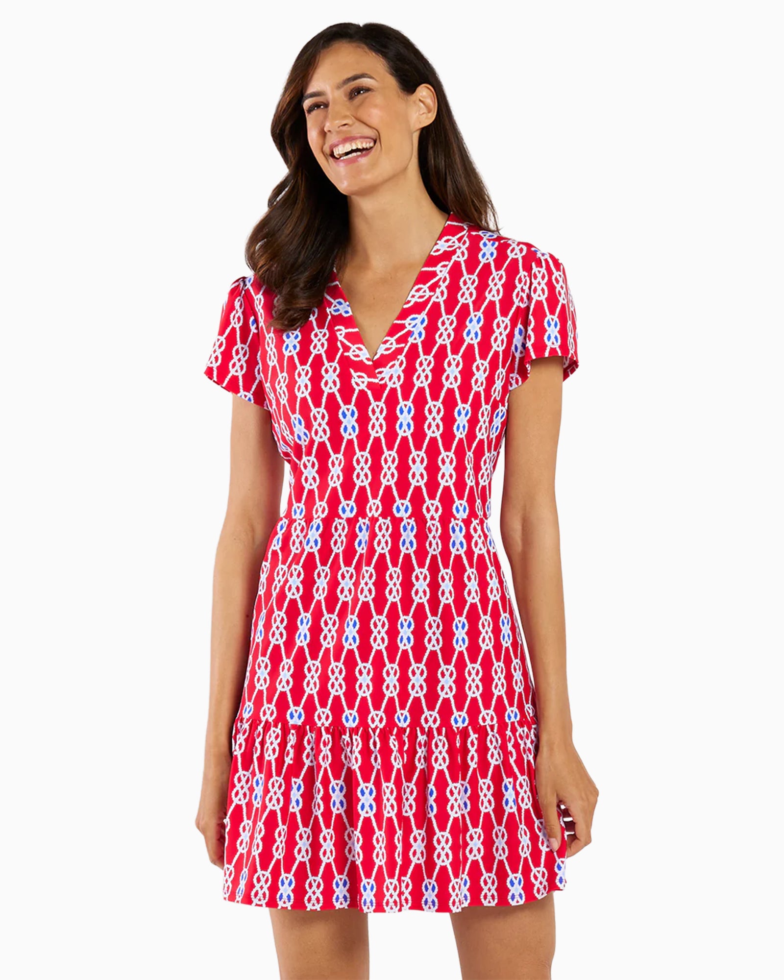 Ginger Dress Sailor's Knot Red