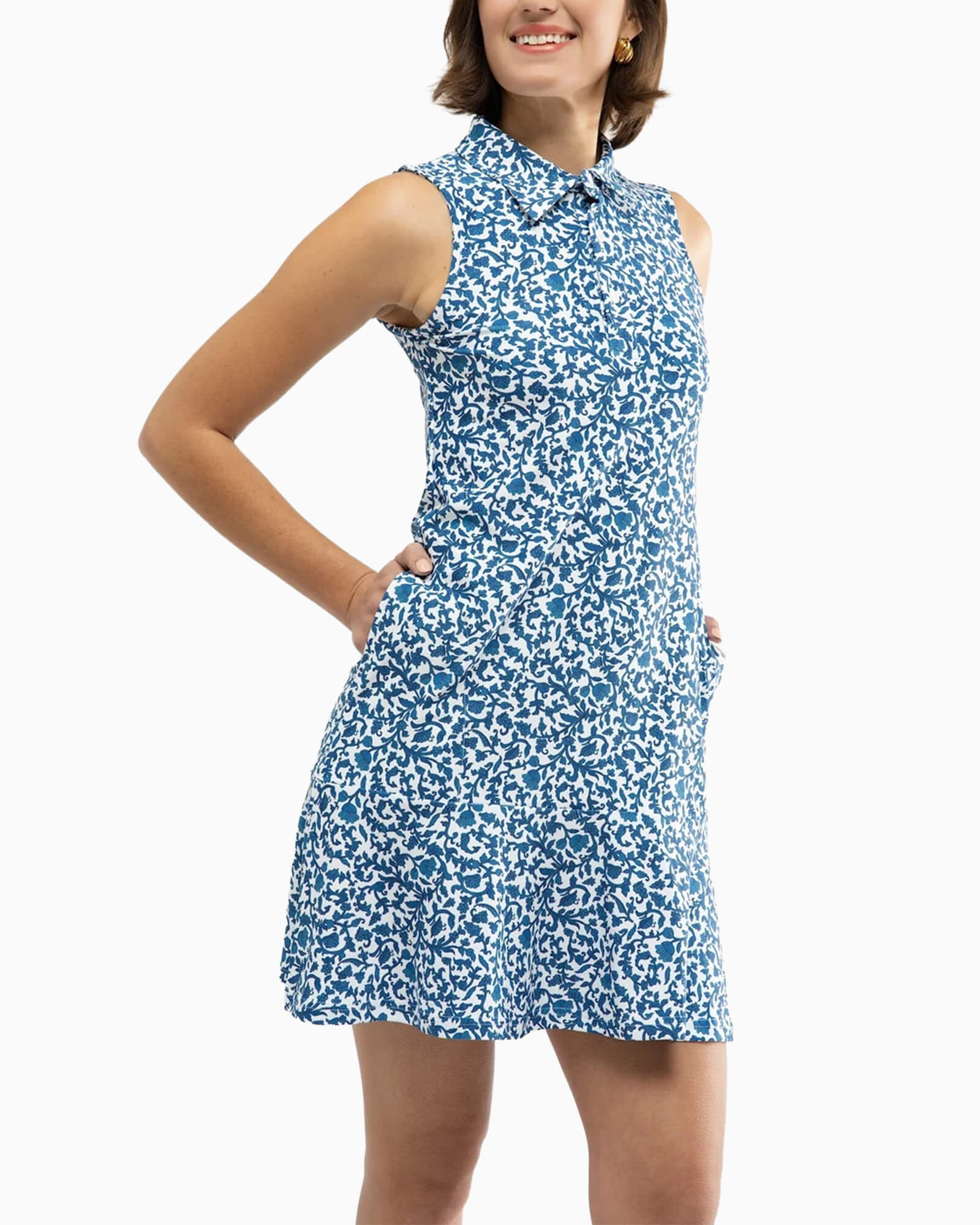 Gracie Dress Porcelain Floral