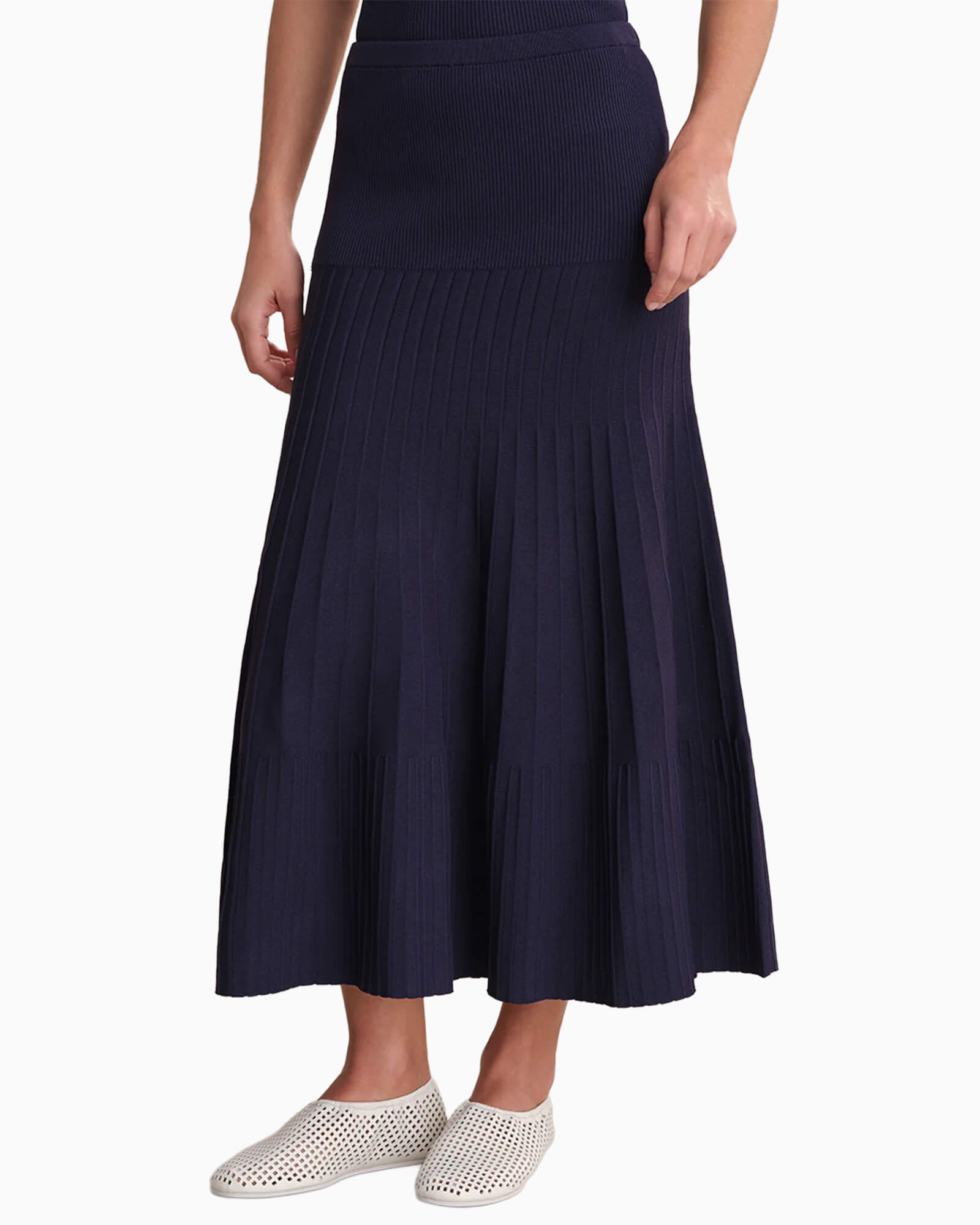 Gwyneth Rib Maxi Skirt