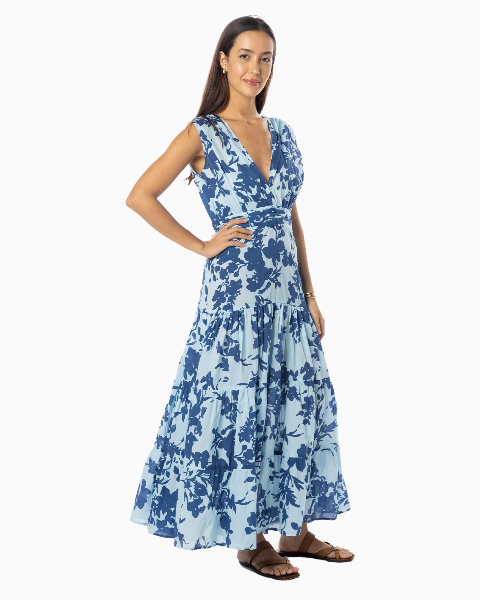 Hazel Dress Blue Harbor