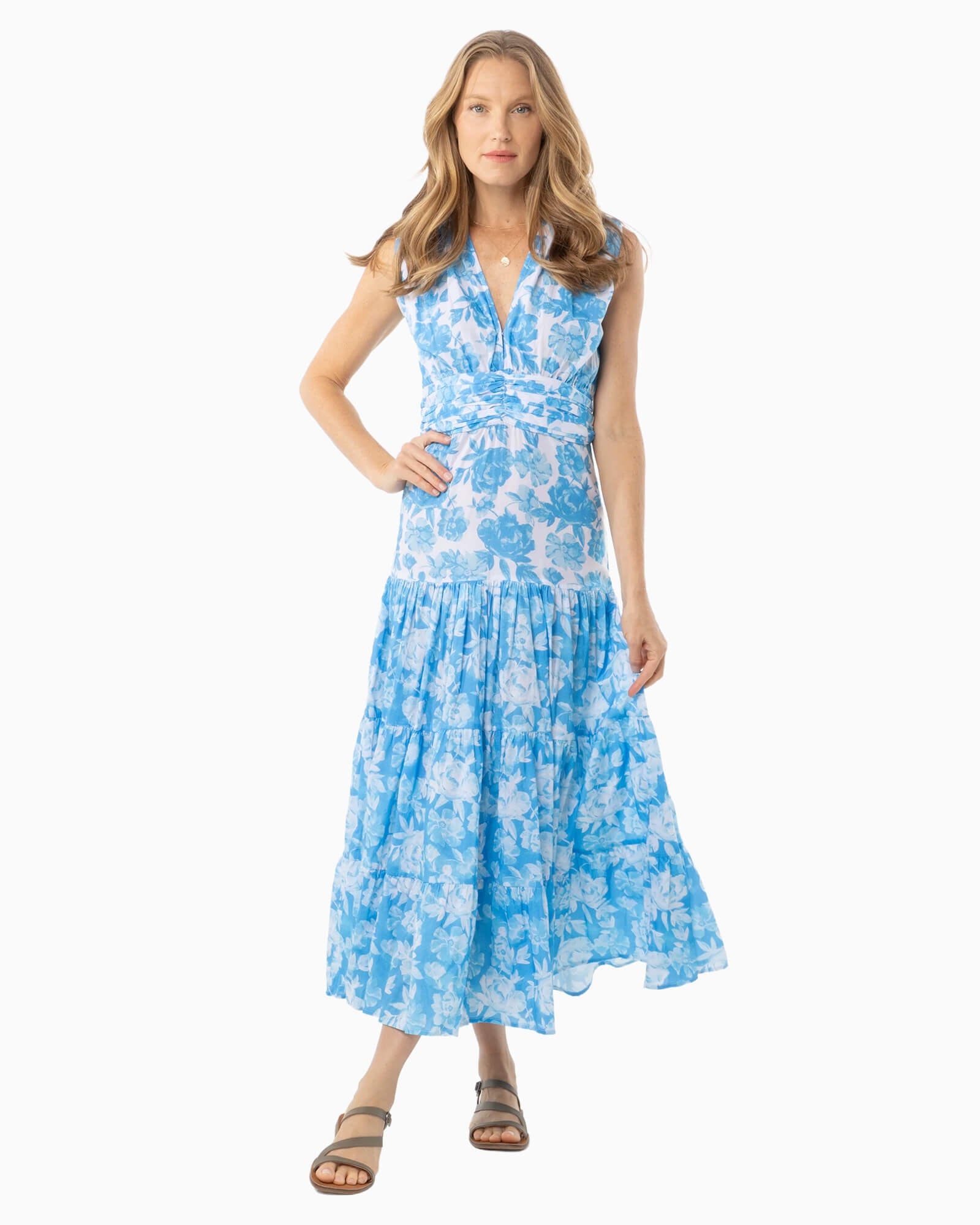 Hazel Dress Soft Blue
