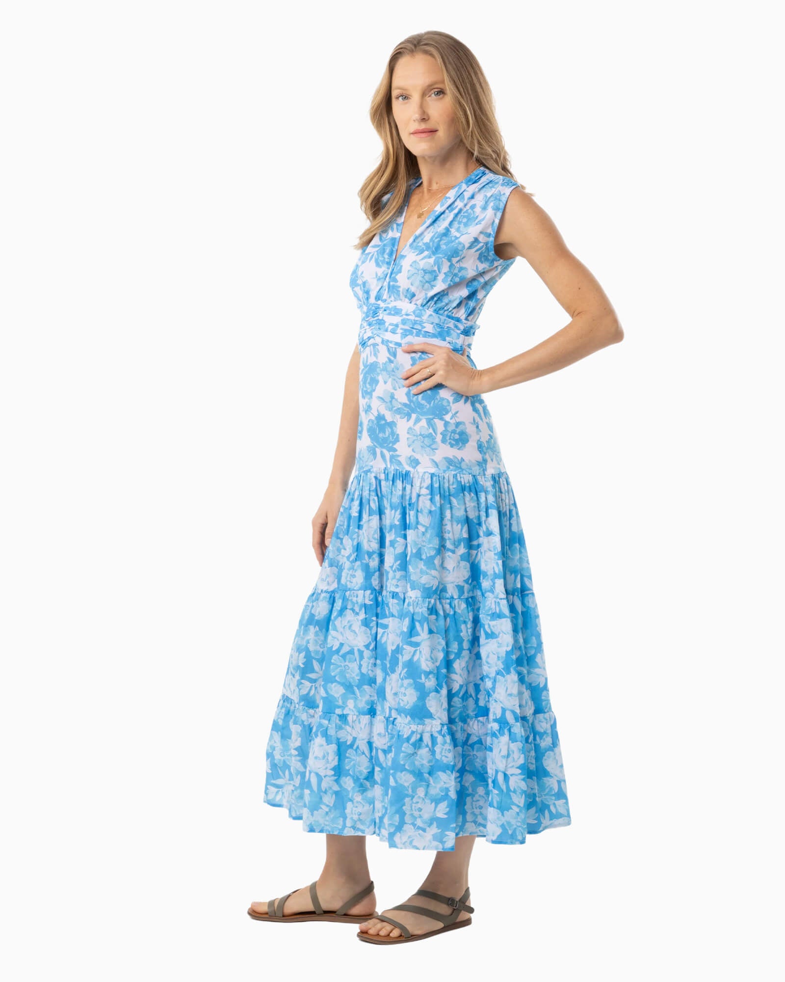 Hazel Dress Soft Blue