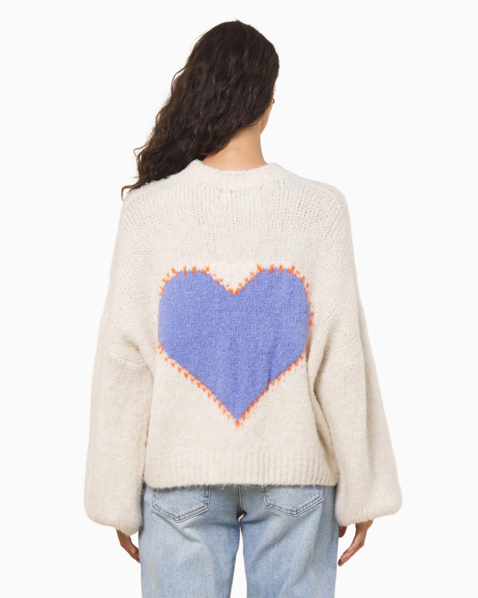 Jacquard Heart Sweater