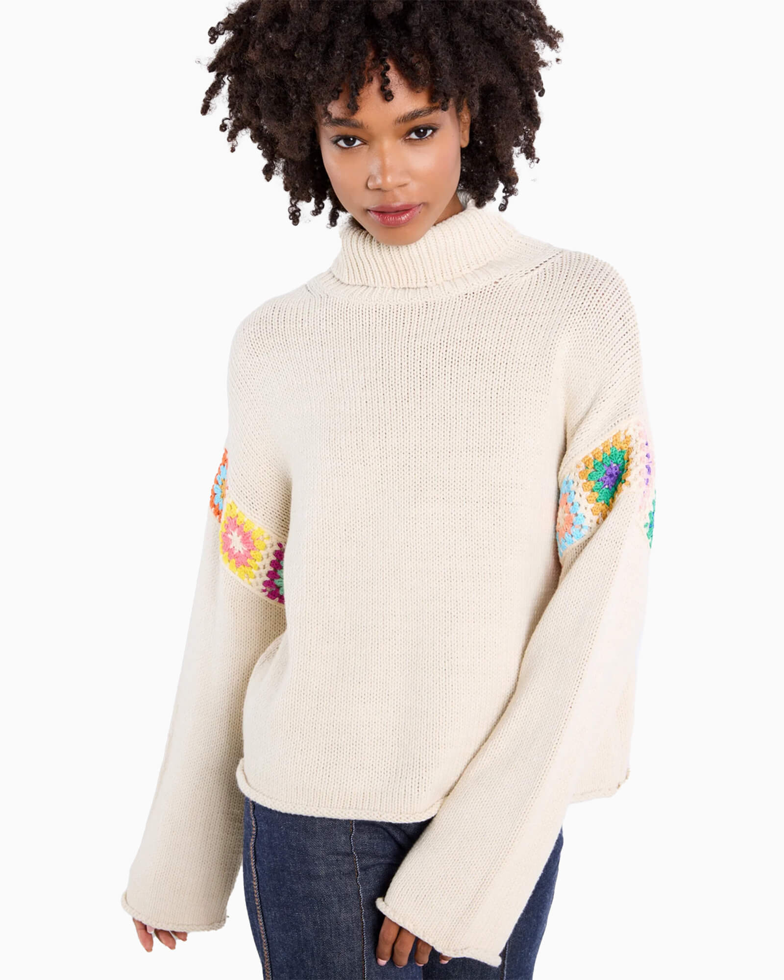 Lisa Todd In The Loop Sweater - Purple Poppy