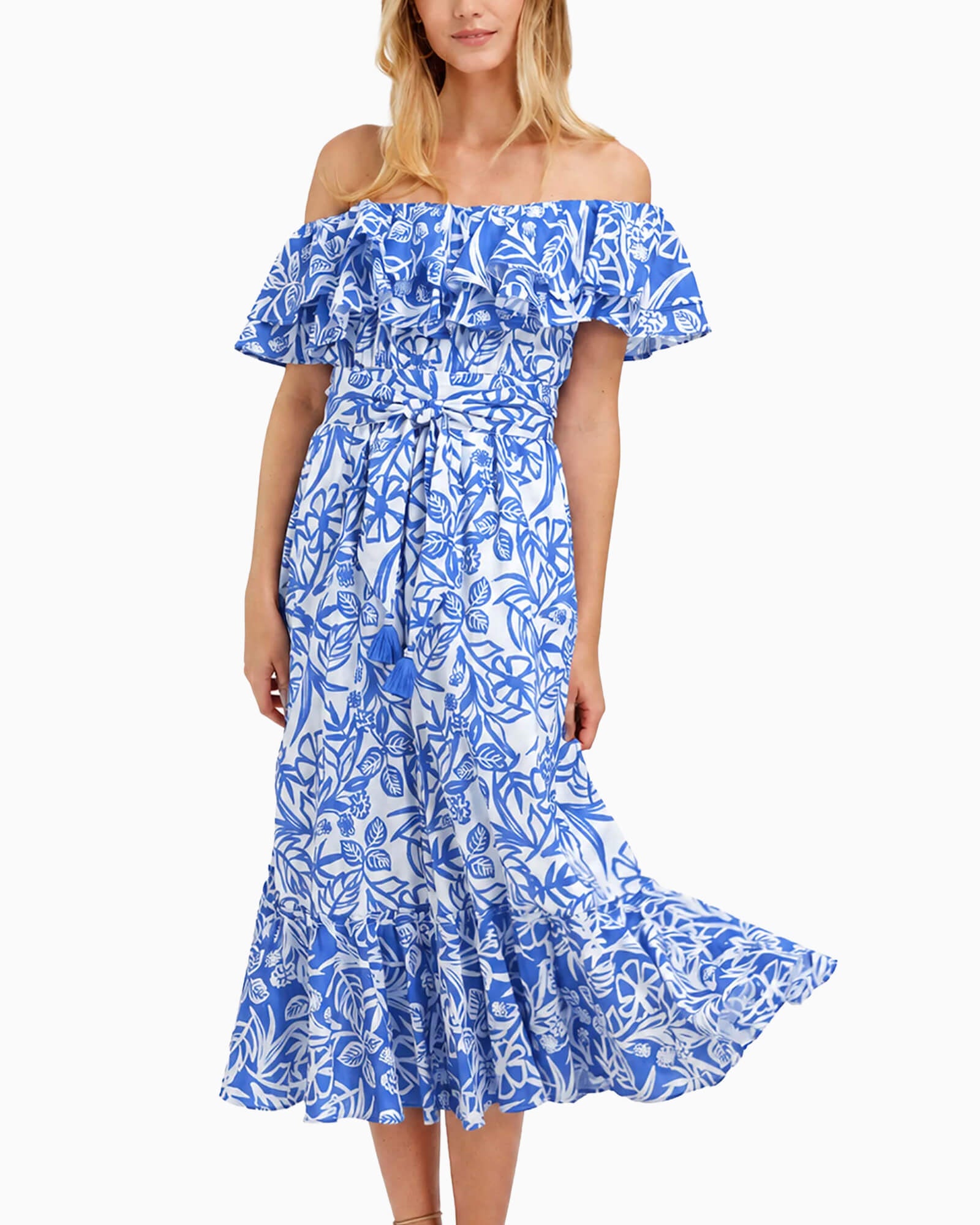 Jamie Dress Bali Blue