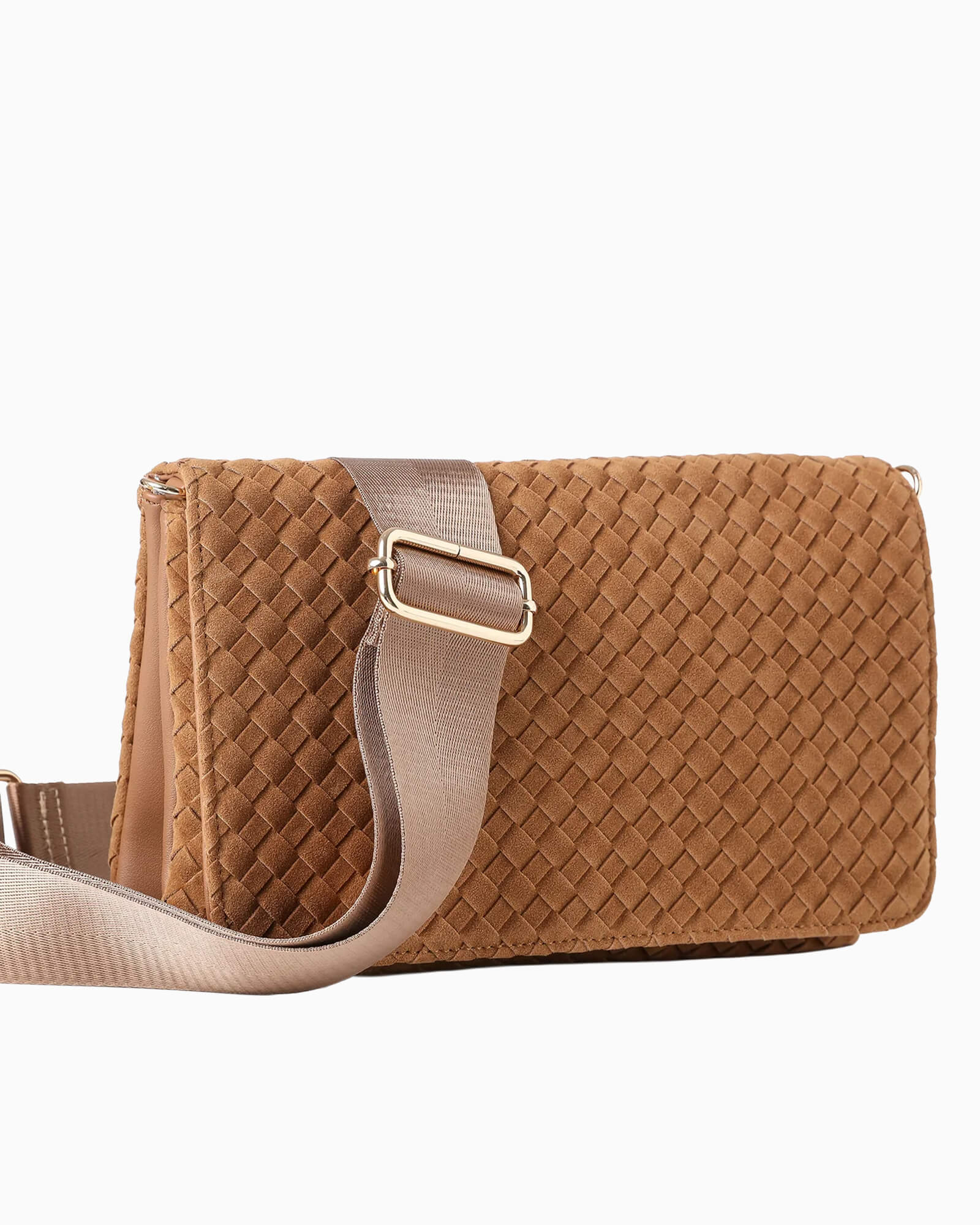 Lexi Woven Saddle Crossbody
