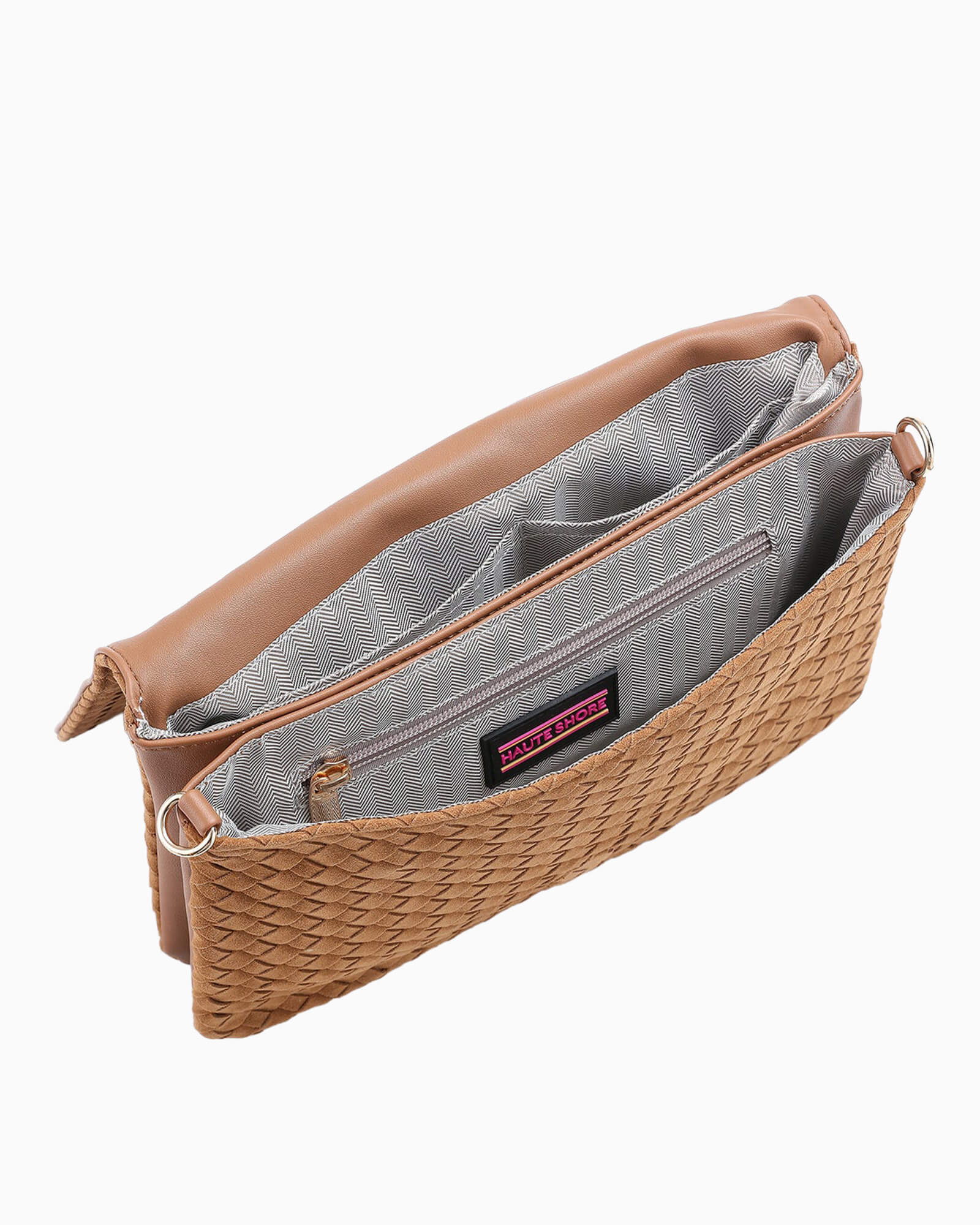 Lexi Woven Saddle Crossbody