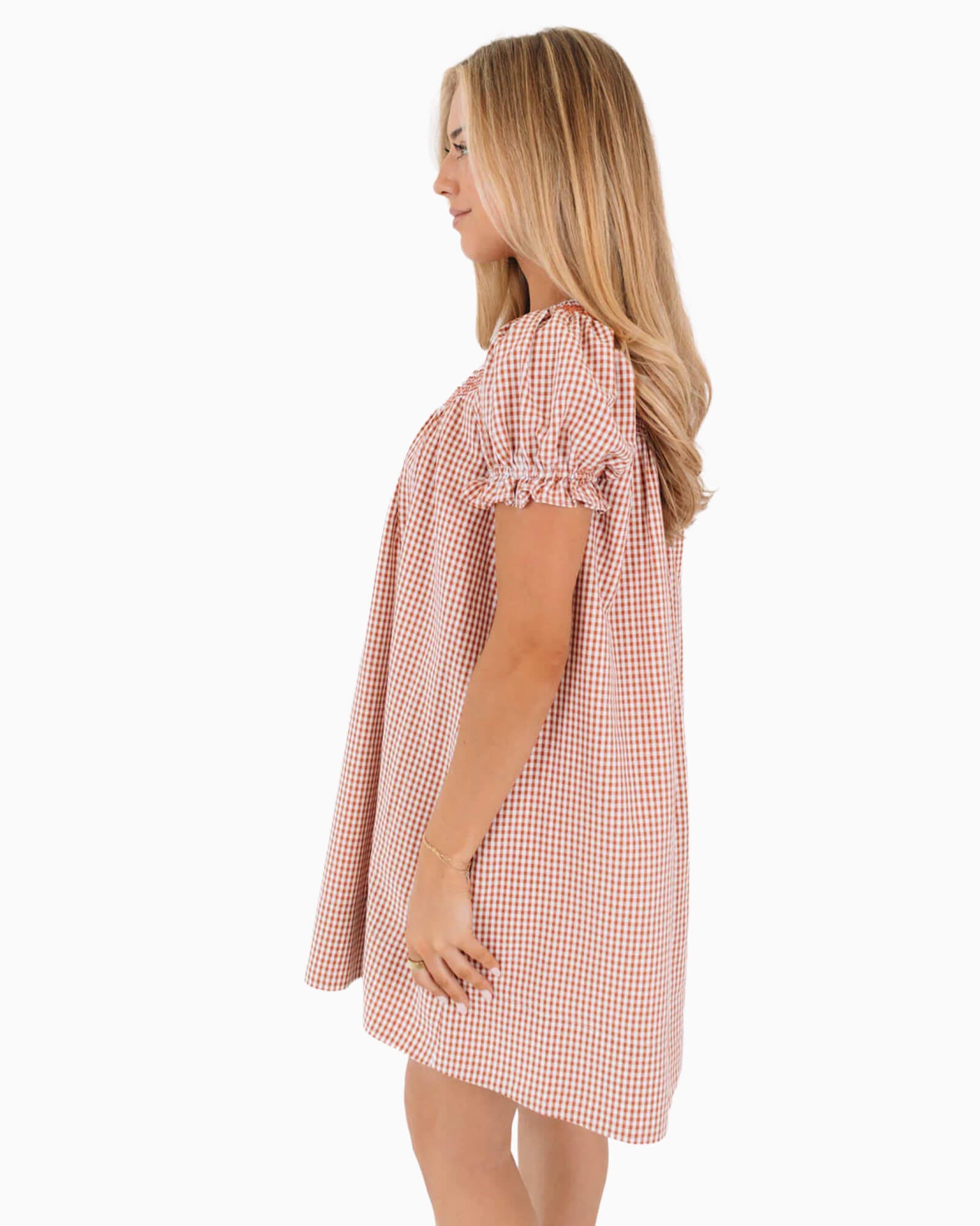 The Logan Dress Burnt Orange