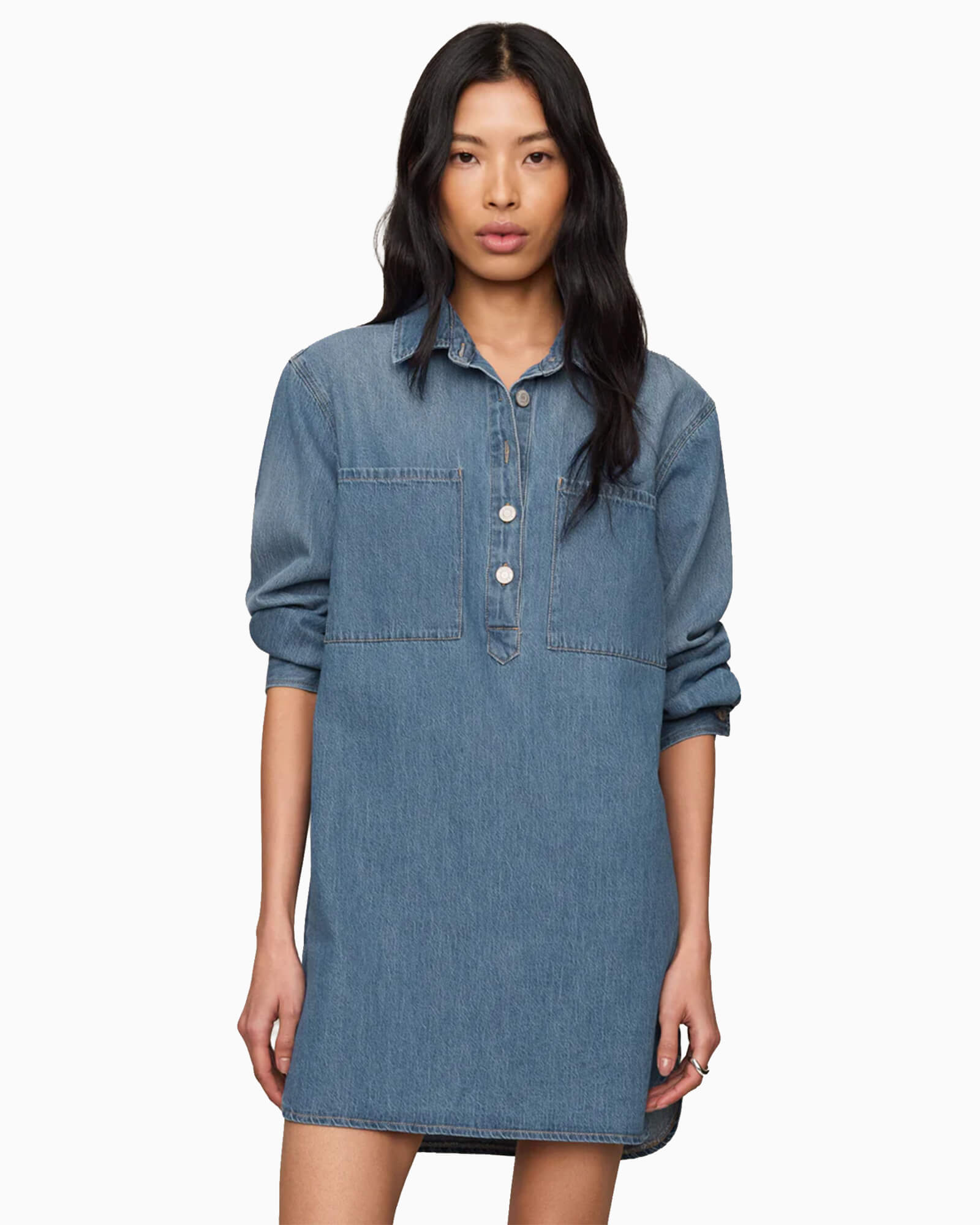 Lucie Denim Shirt Dress