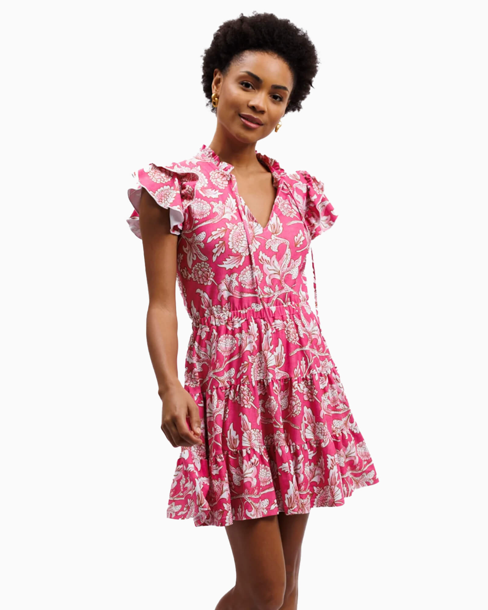 Smith & Quinn Maeve Dress Tuileries Bloom - Purple Poppy