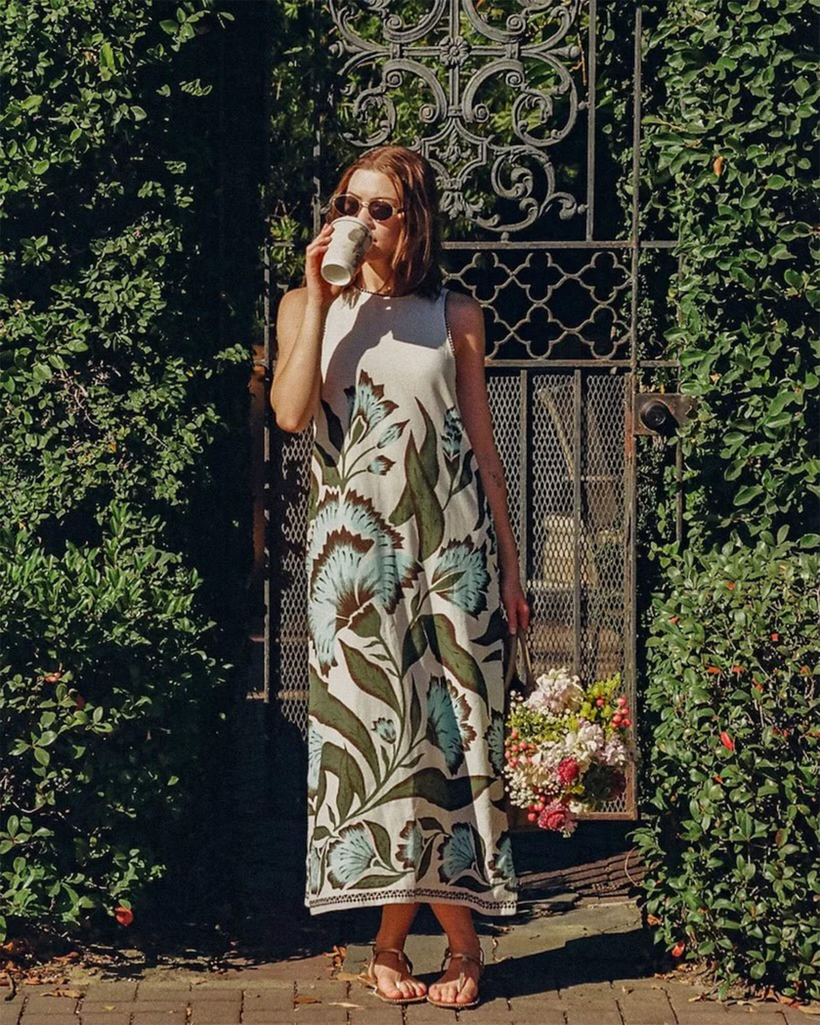 Maggie Midi Dress Adelaide Shisho - Purple Poppy