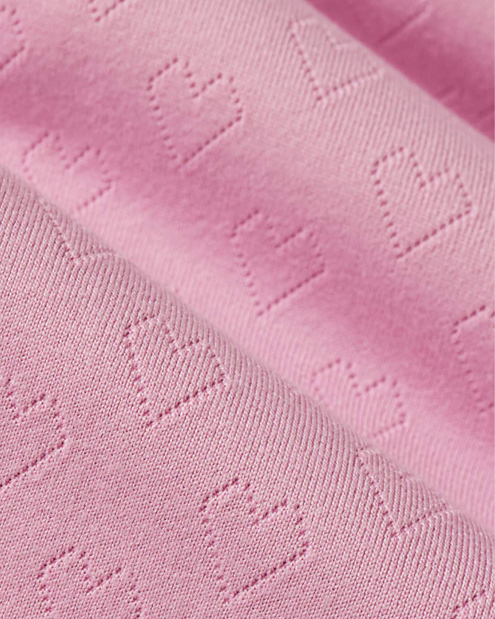 Maison Pointelle Long Sleeve Top - Purple Poppy