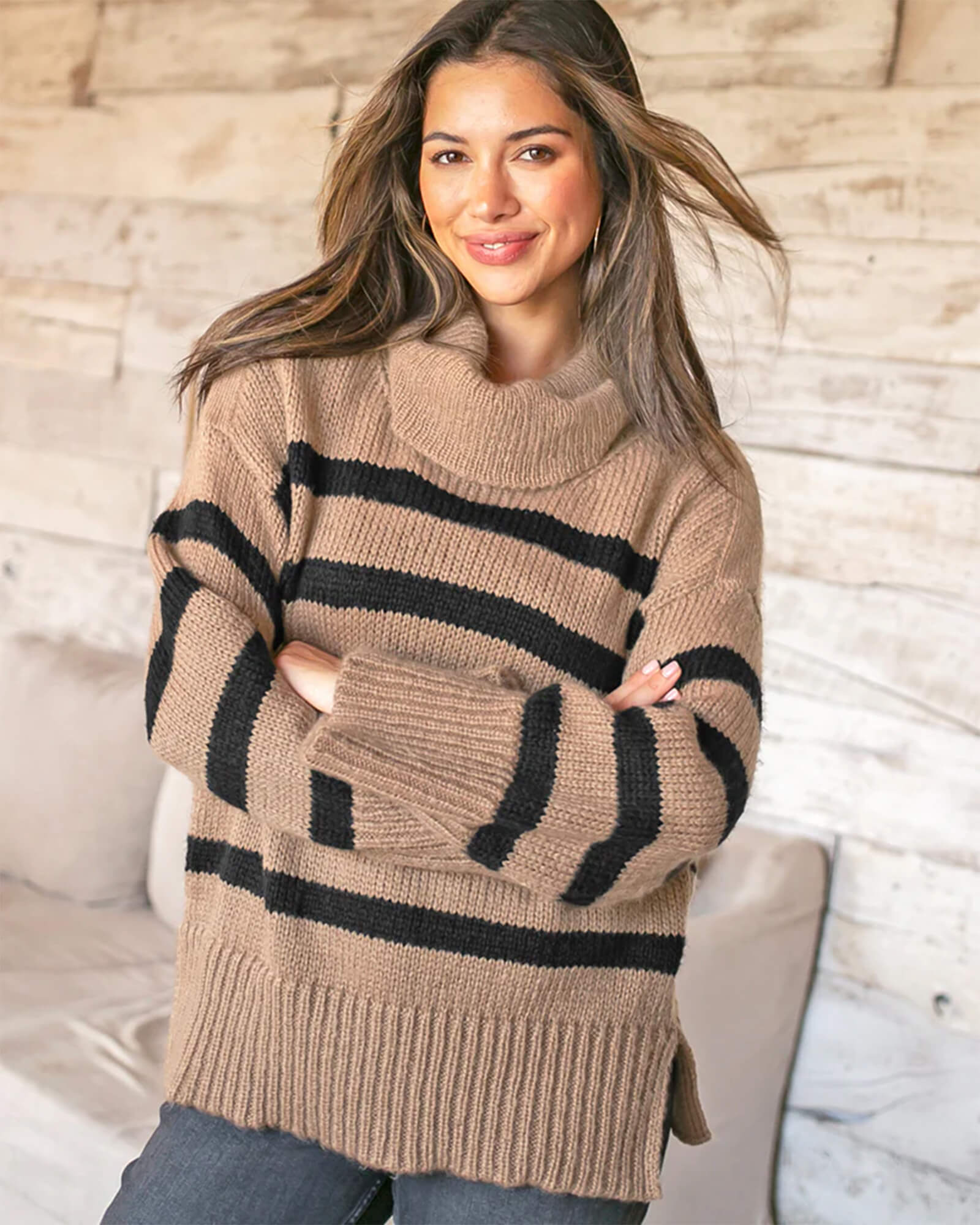 Mallory Striped Sweater