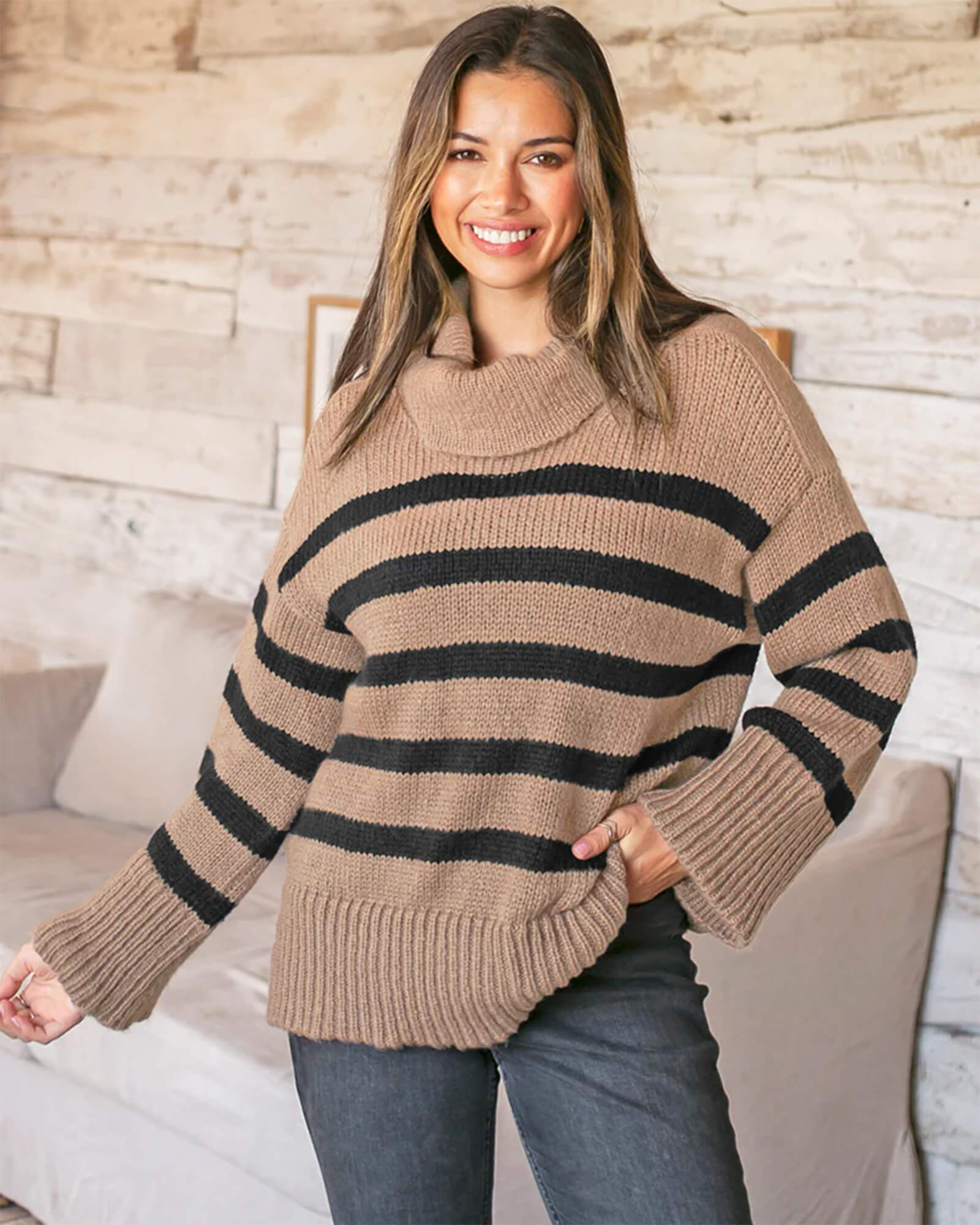 Mallory Striped Sweater