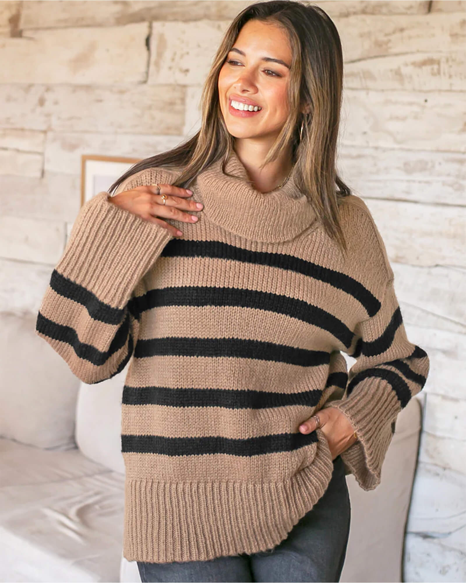 Mallory Striped Sweater