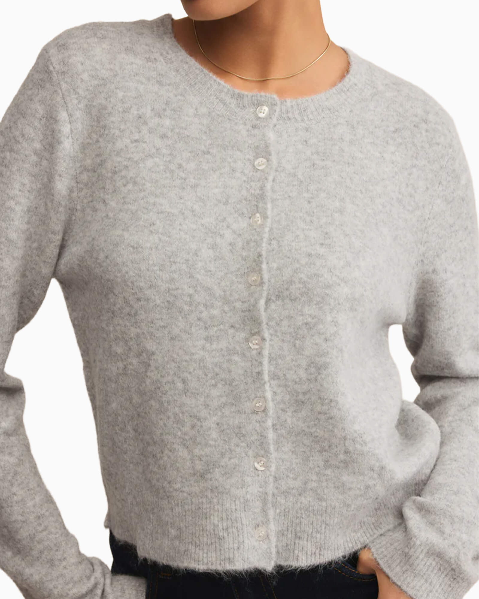 Medina Cozy Cardigan Gray