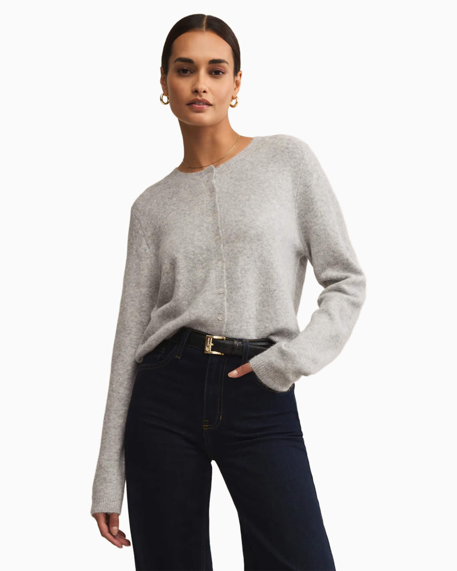 Medina Cozy Cardigan Gray