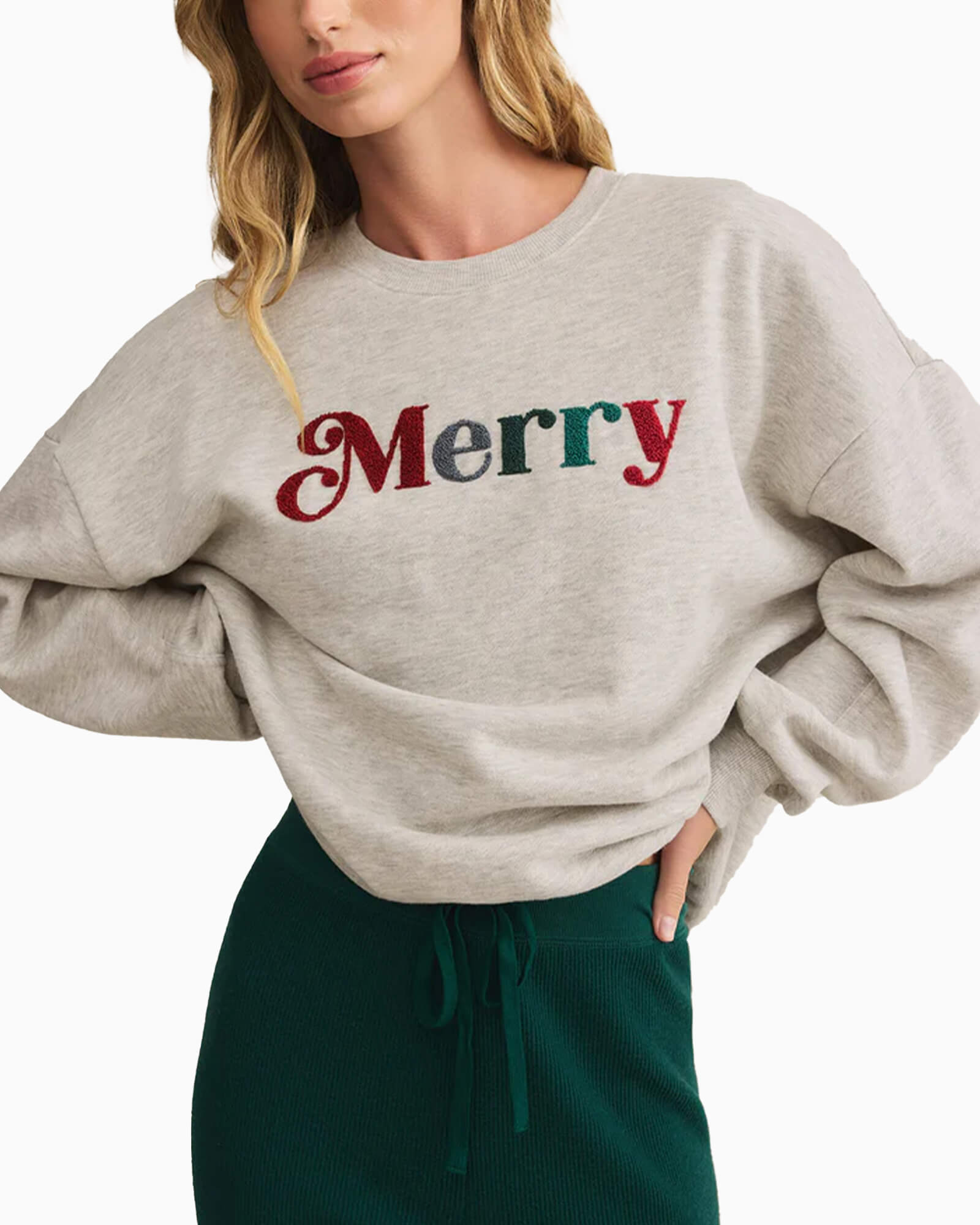 Merry Fleece Sweatshirt