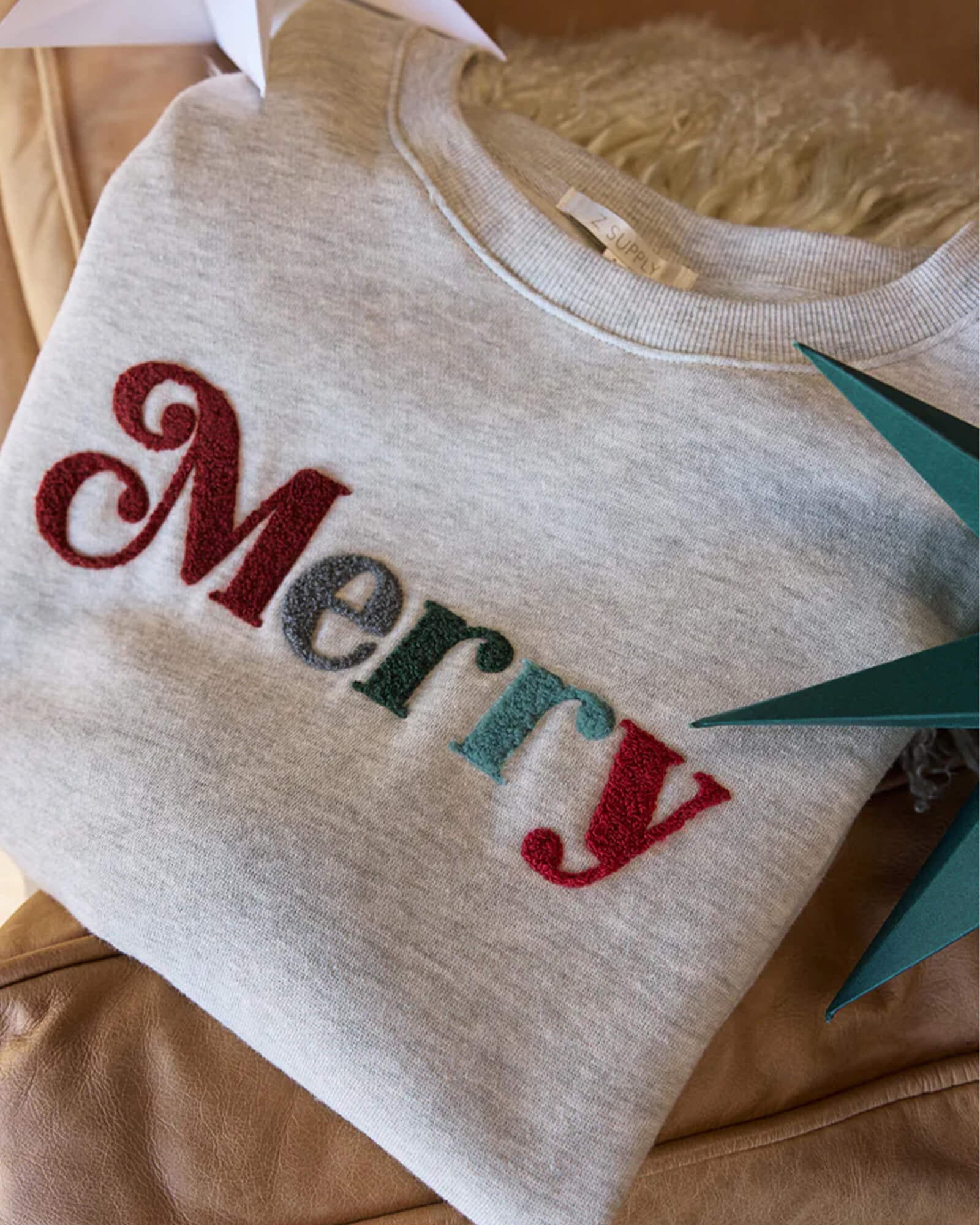 Merry Fleece Sweatshirt