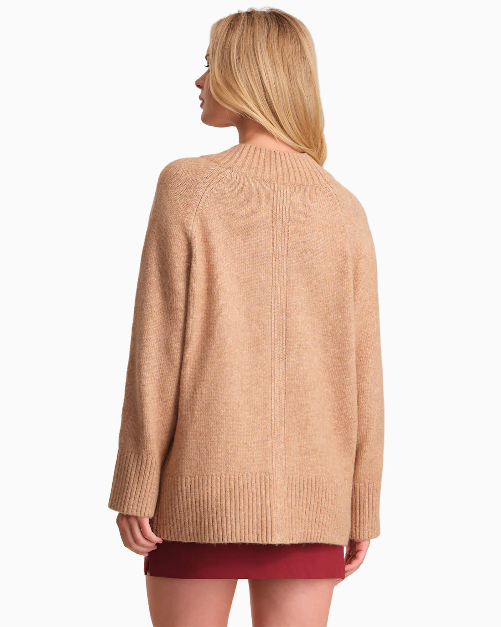 Miller Oversized Cozy Cardigan Fawn Heather