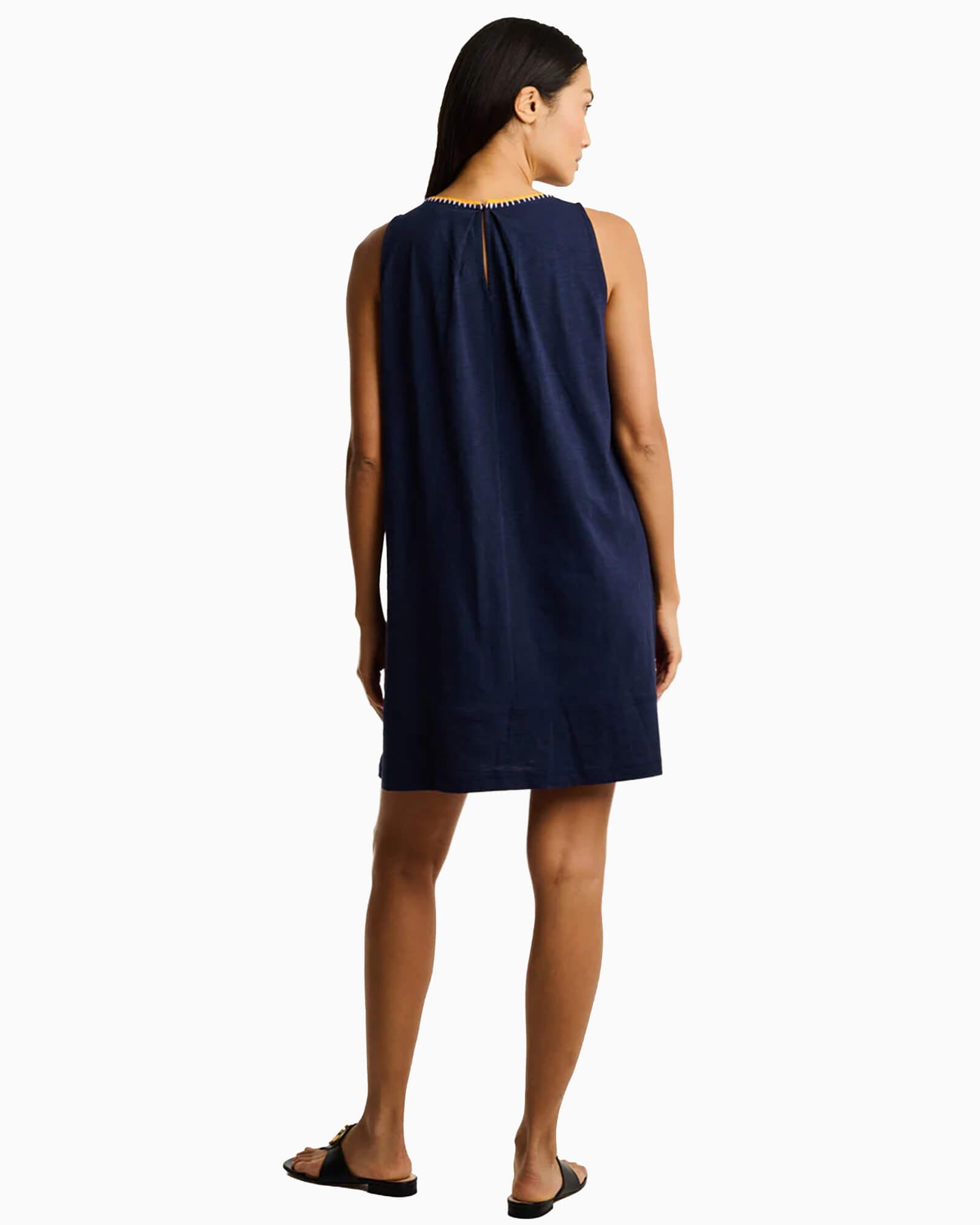 Summer Swing Dress Navy
