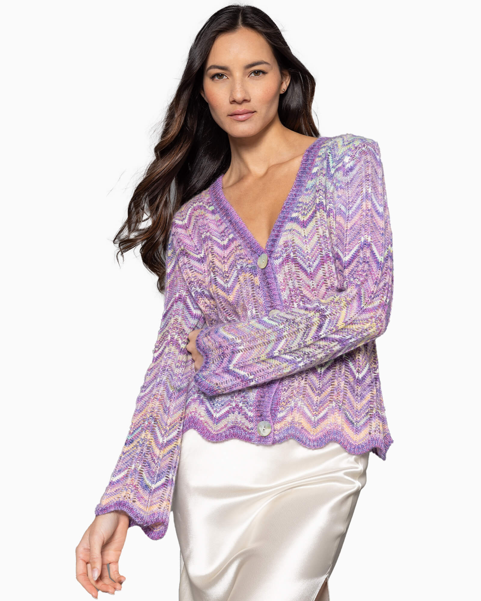 Mystic Cardigan Purple Haze