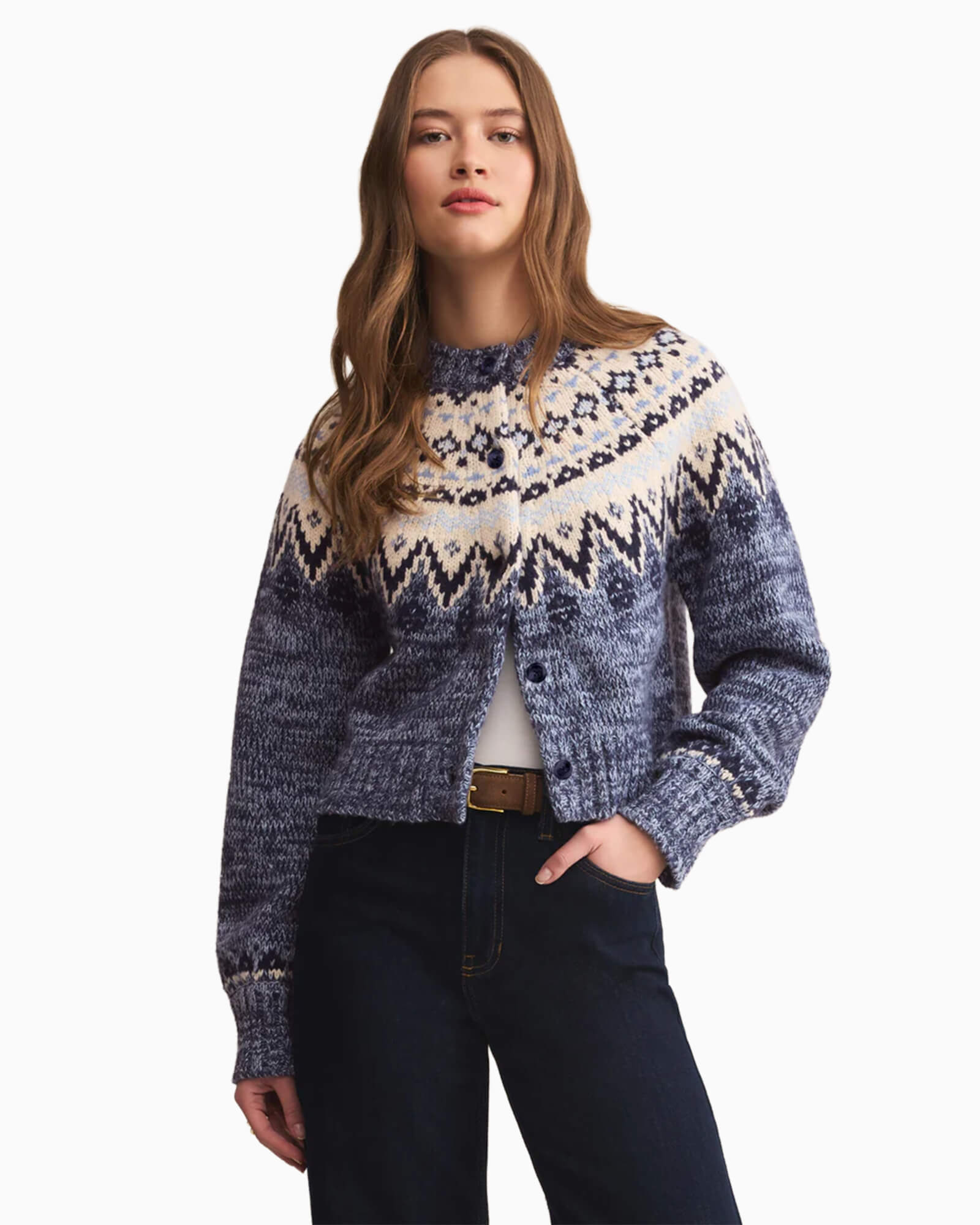 North Sea Fair Isle Cardigan | Women's Clothing