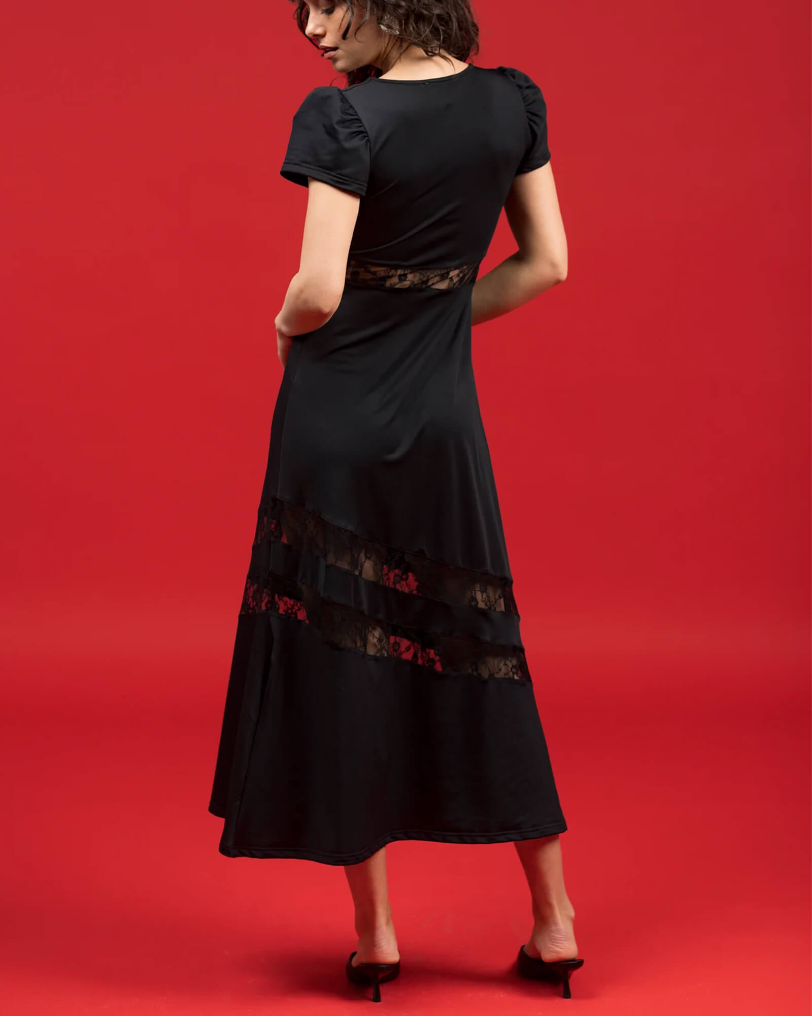 The Octavia Dress Black