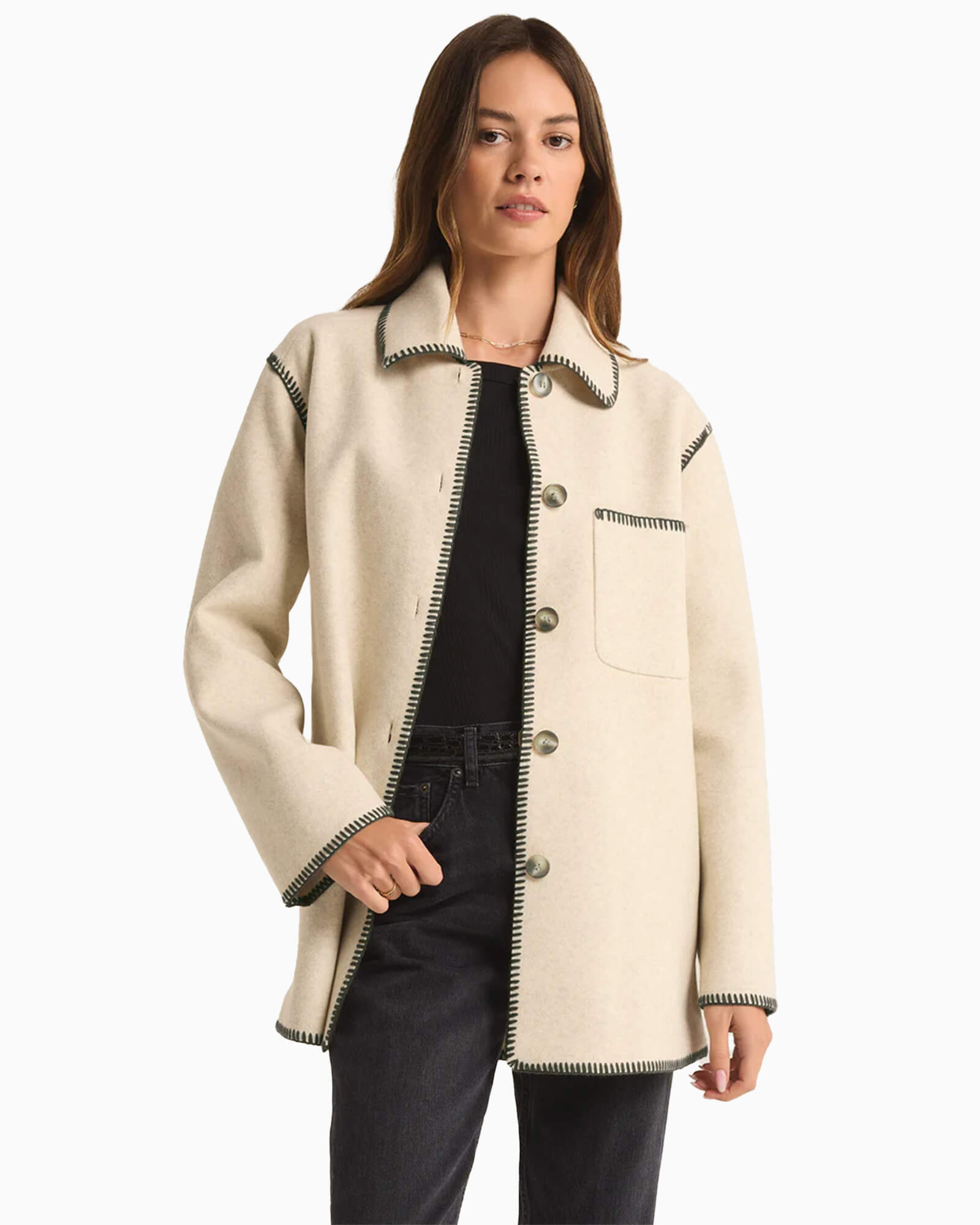 Olivia Whipstitch Jacket