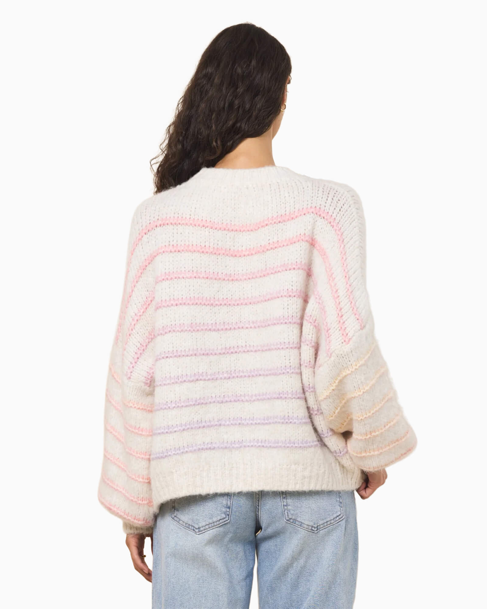Ombre Striped Sweater