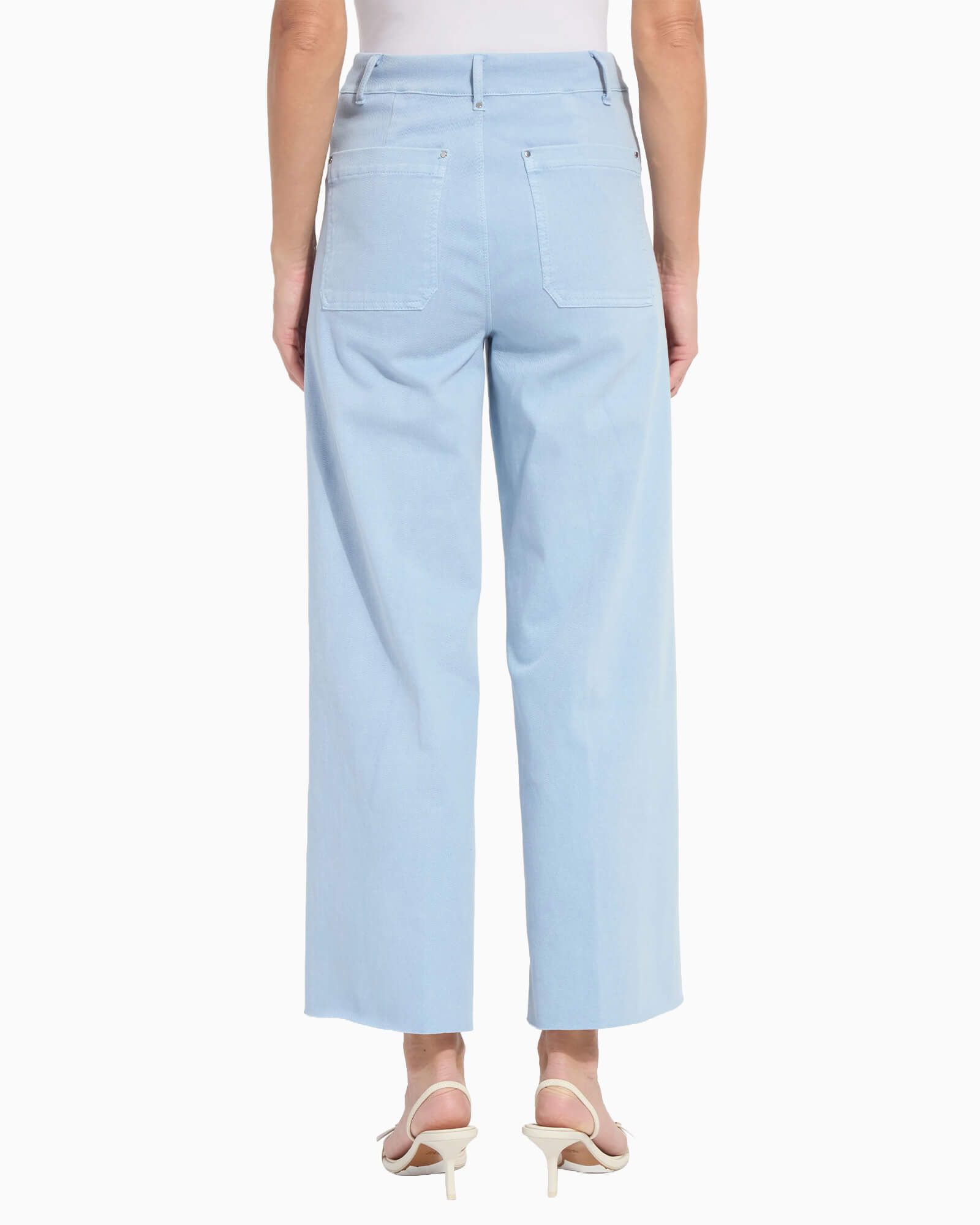 Erin Wide Leg Denim Chalk Blue