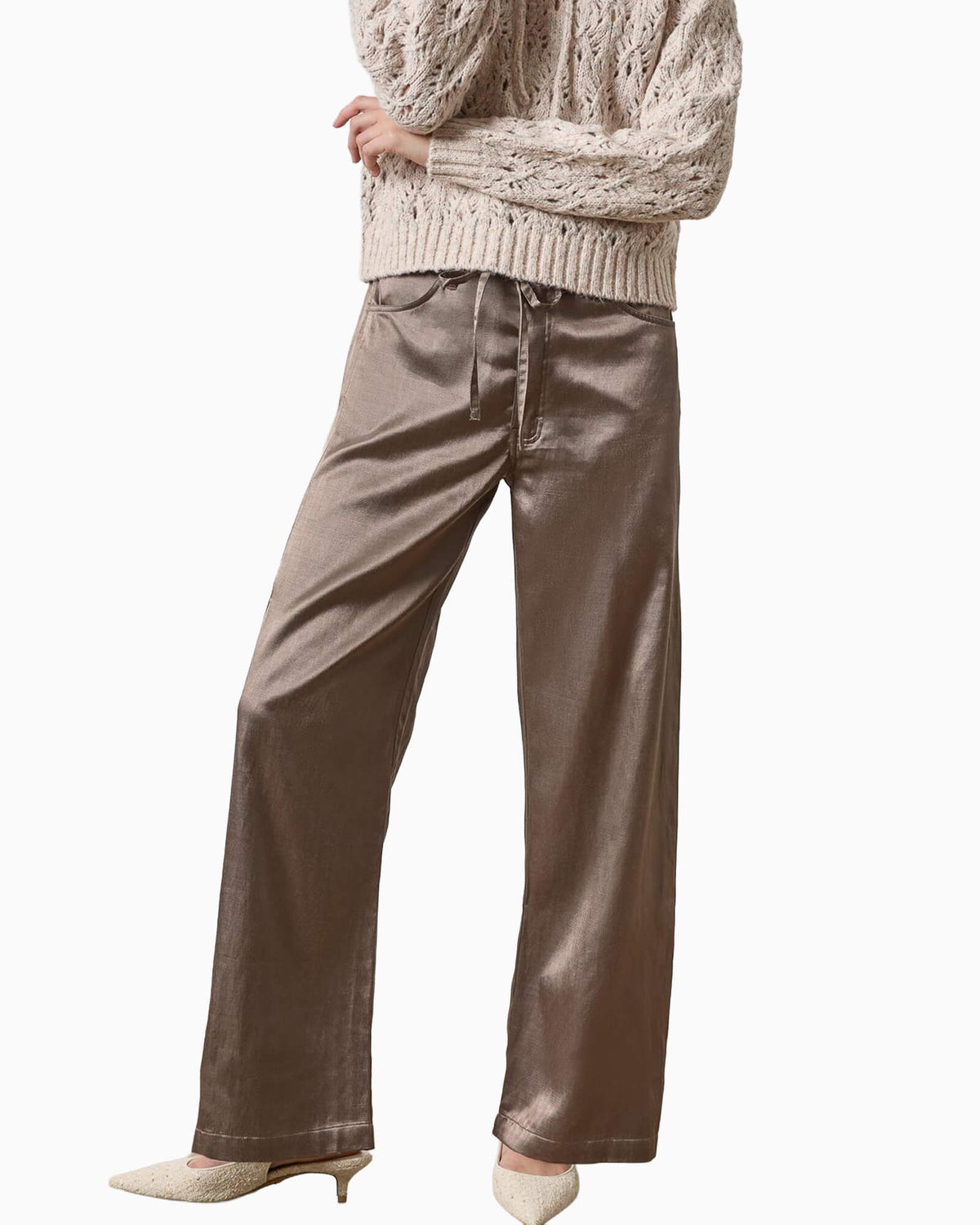 Slub Woven Pant Shiitake