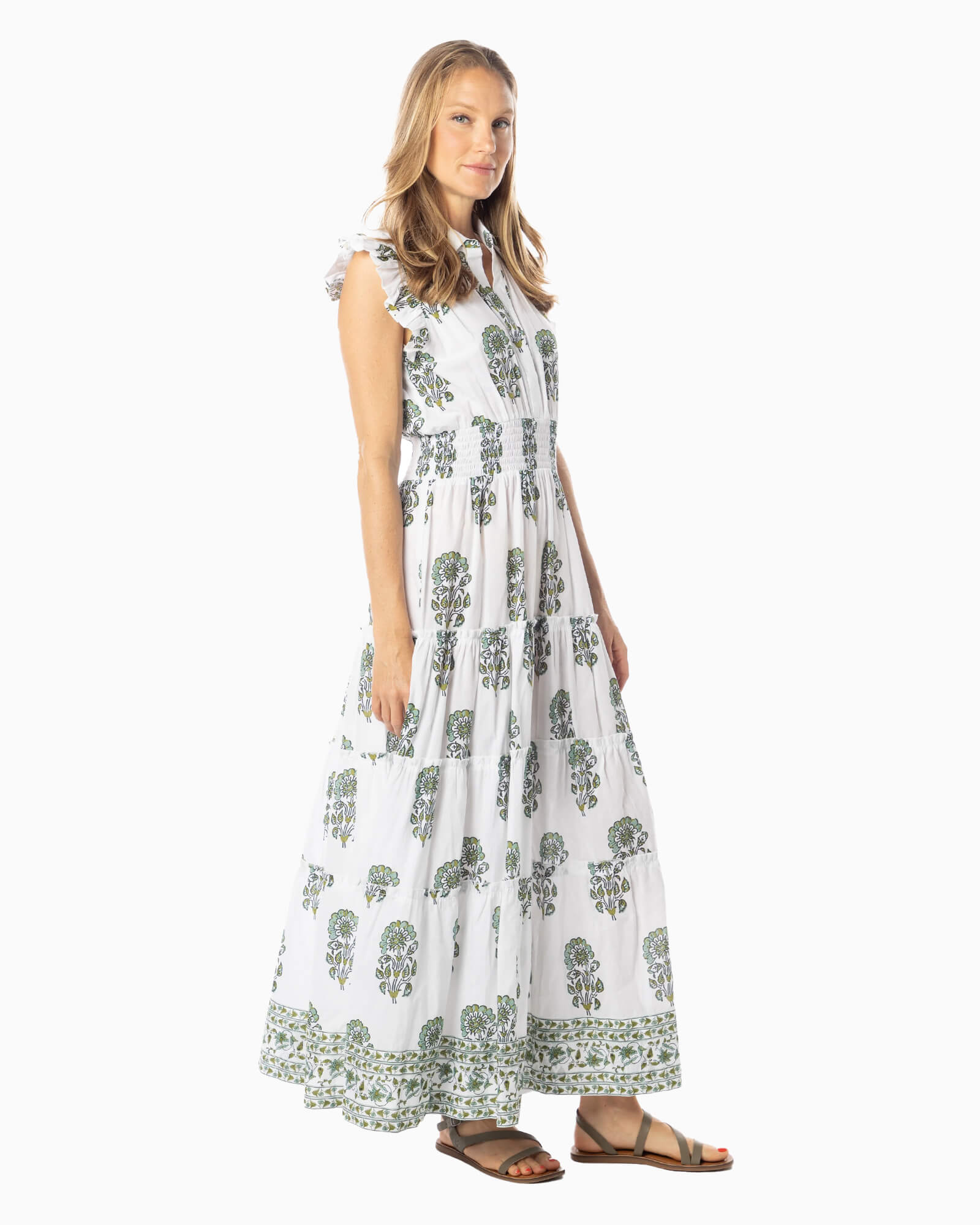 Paulina Dress Green Tea