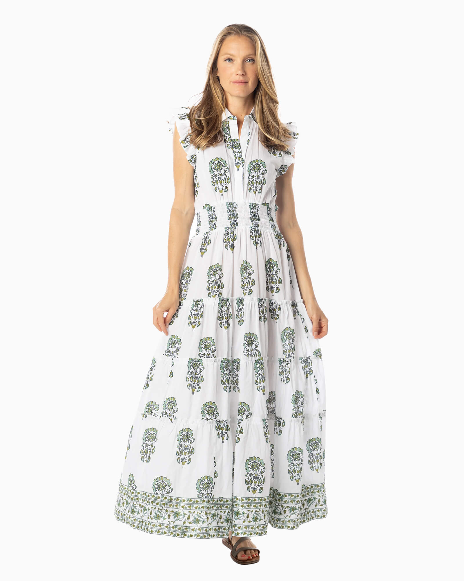 Paulina Dress Green Tea