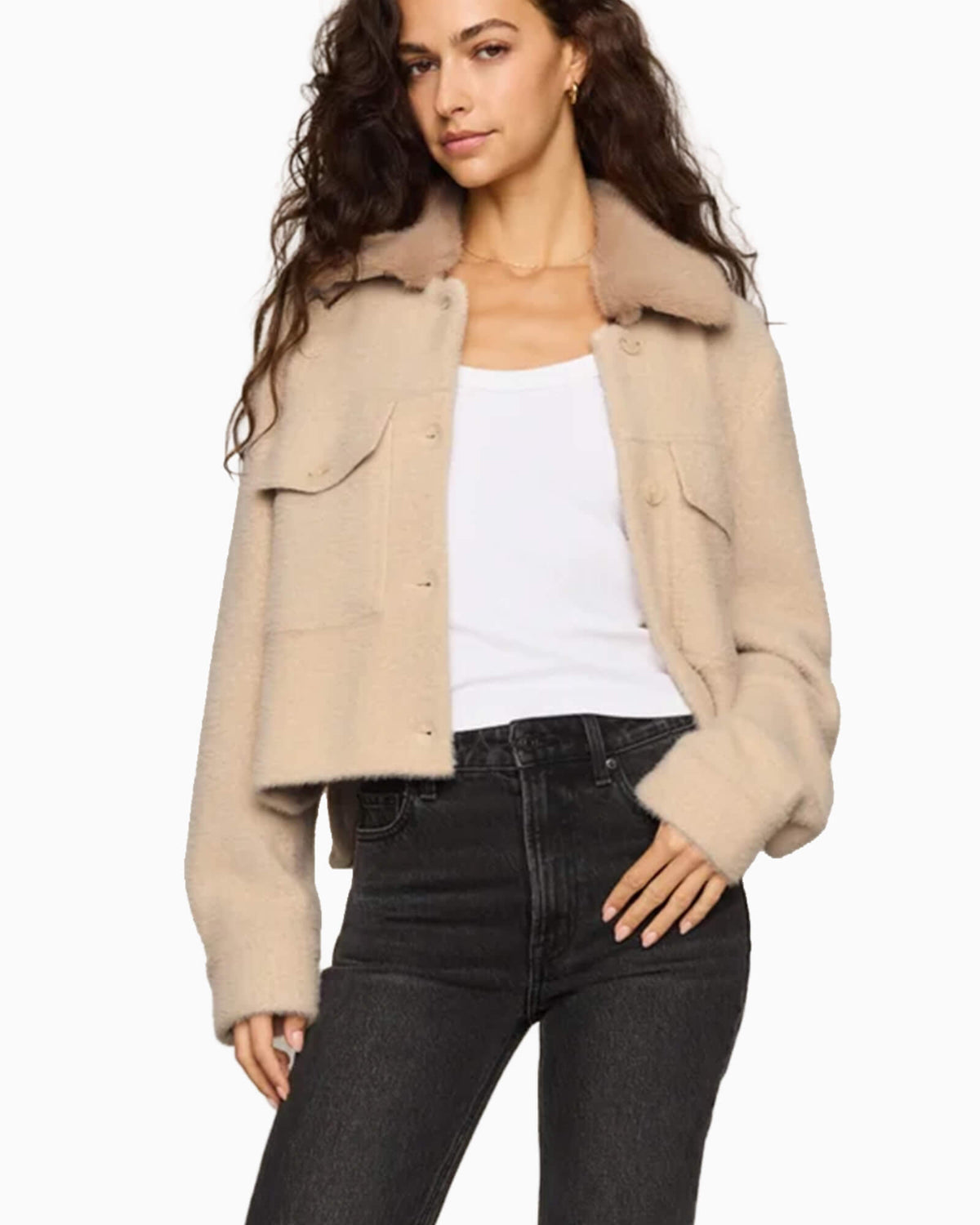 Peyton Jacket Soft Ecru