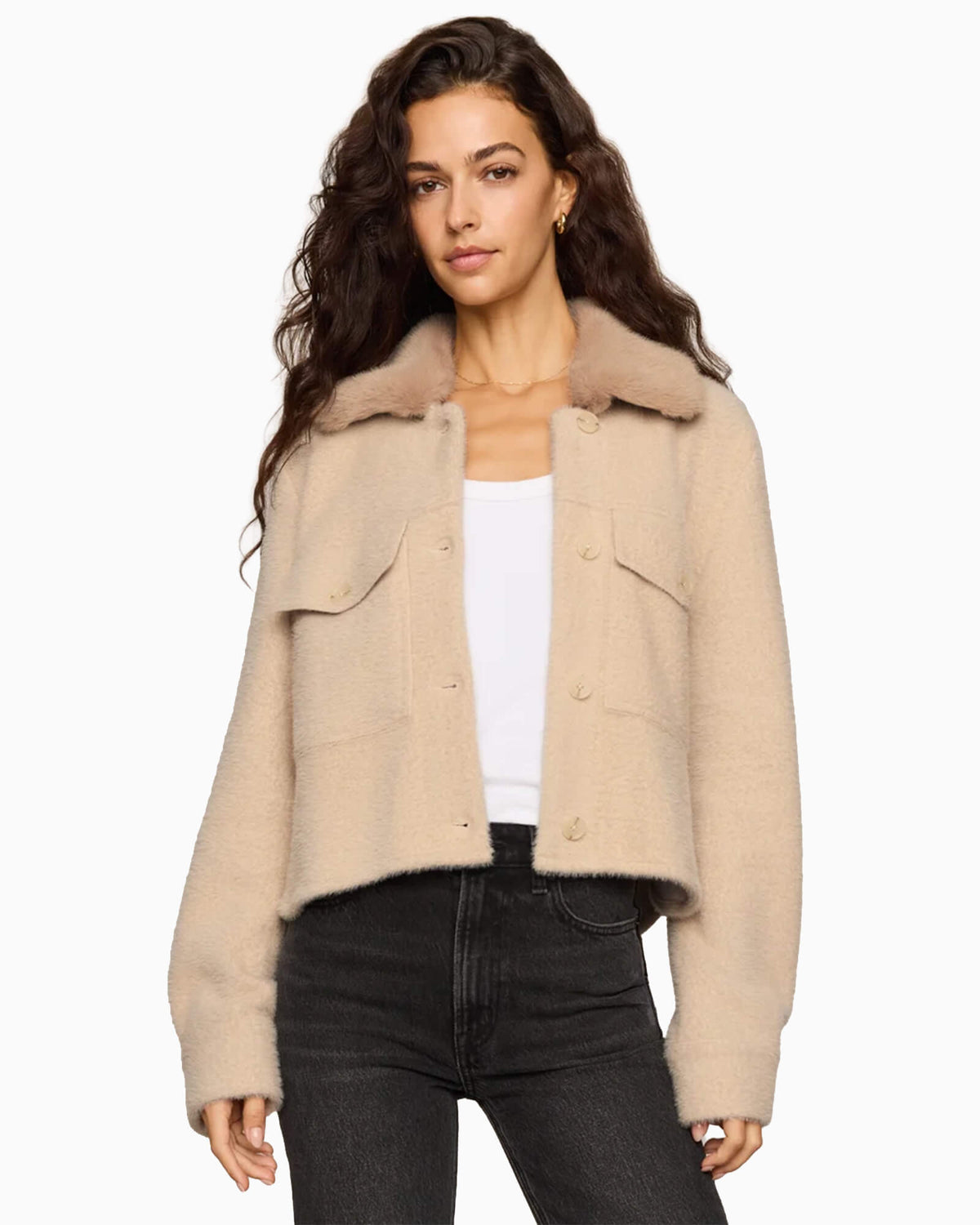 Peyton Jacket Soft Ecru