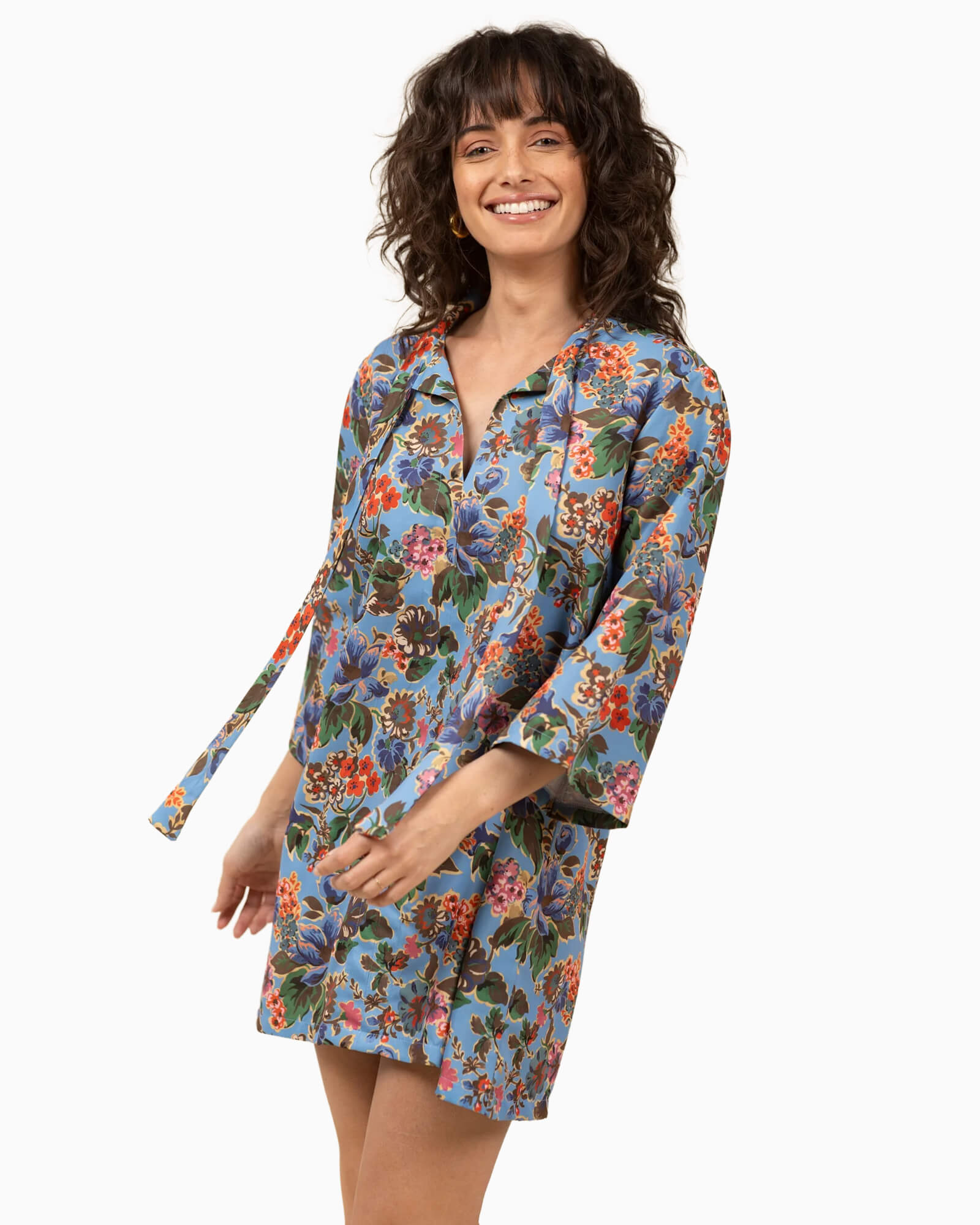 The Phoebe Dress Antique Petals