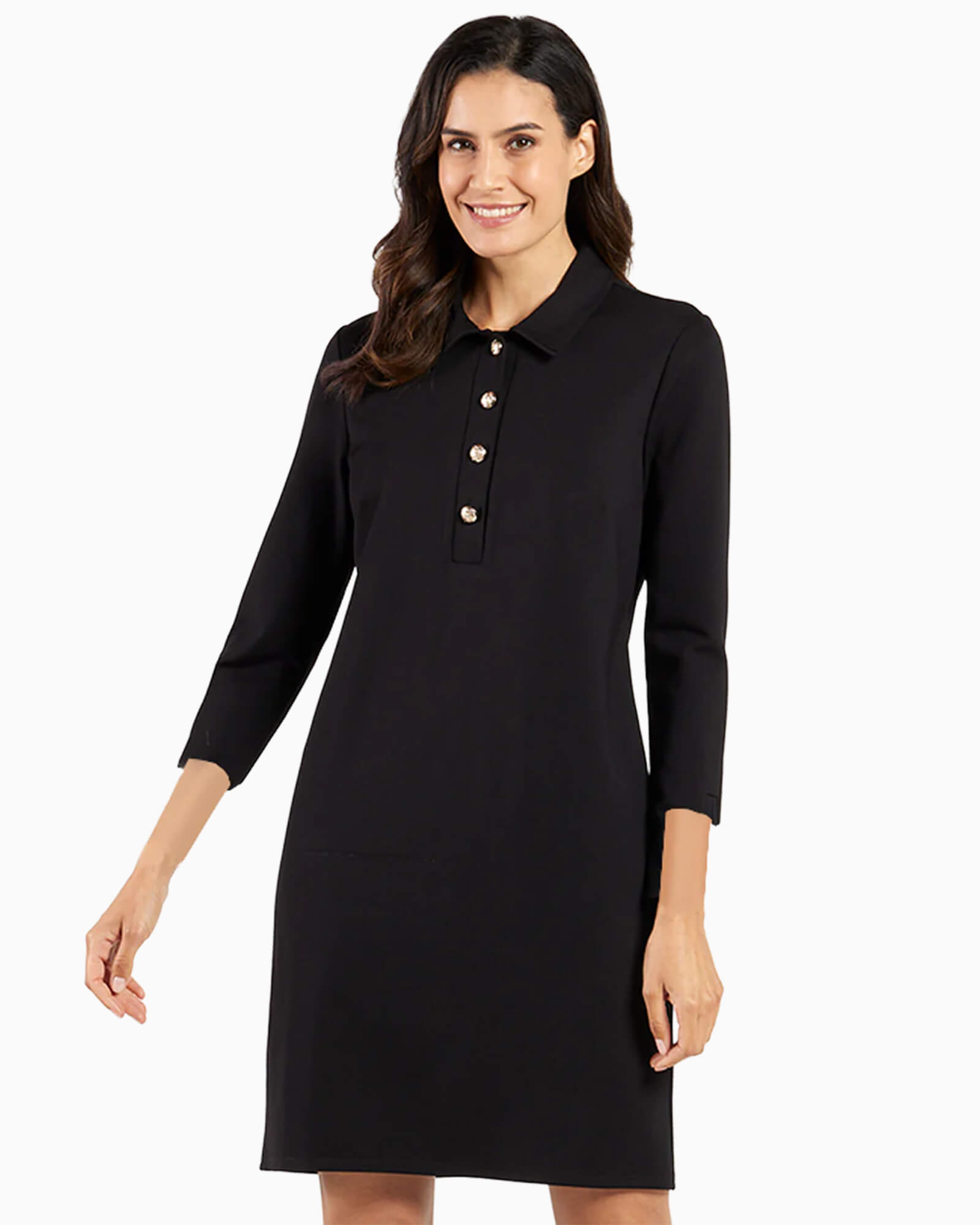 Midge Dress Black Gold