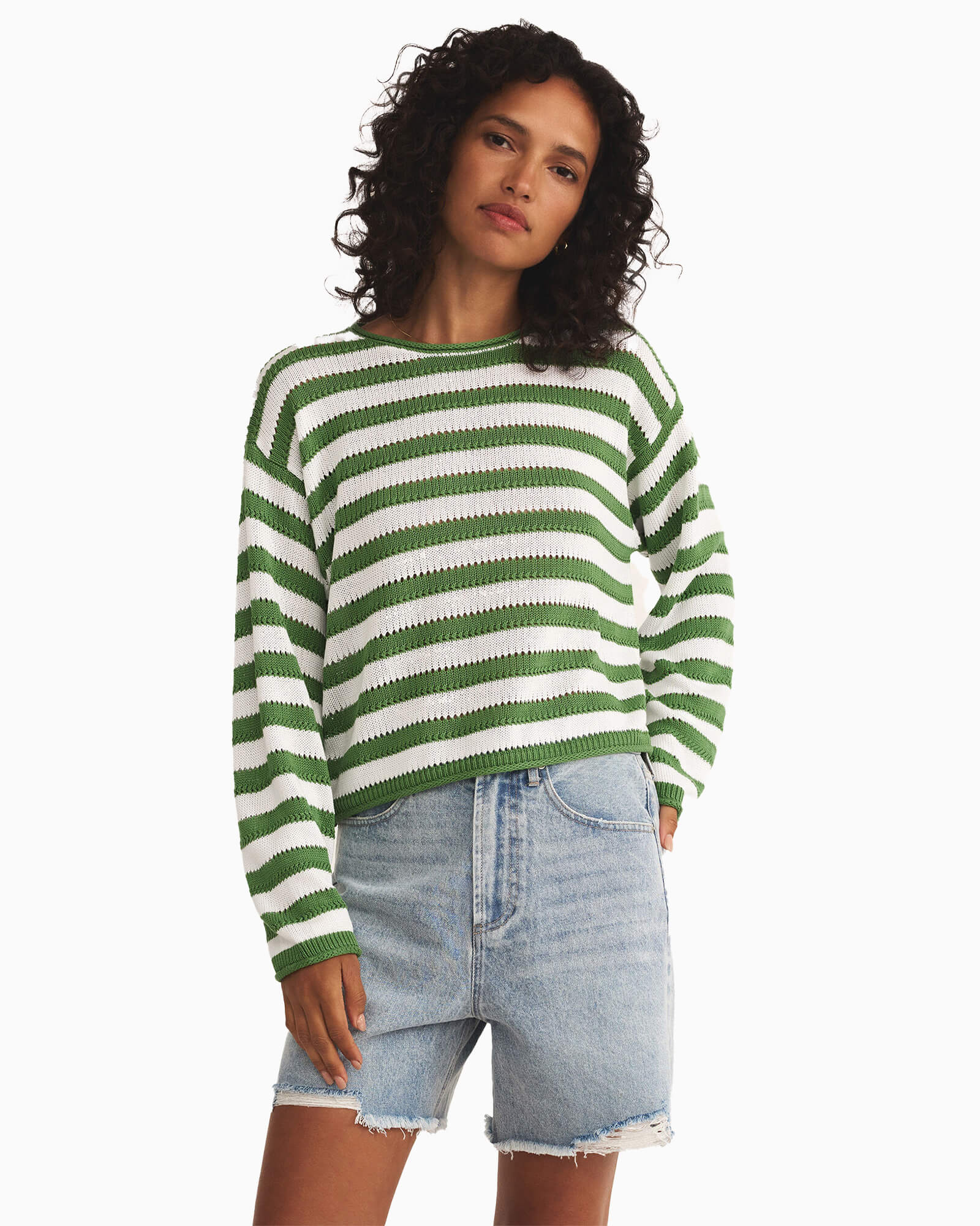 Prado Stripe Sweater Lawn