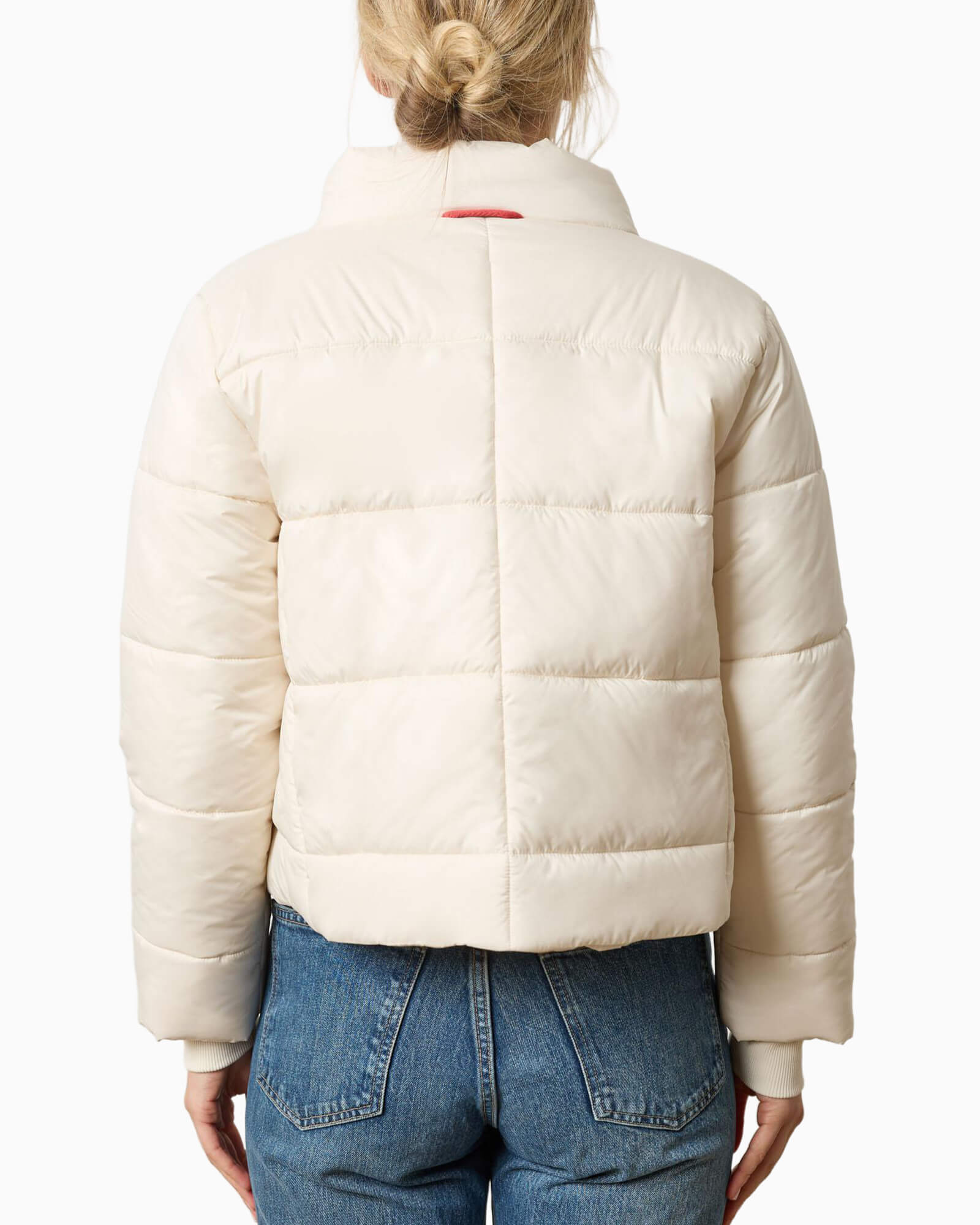 Knit Cuff Jacket Talc
