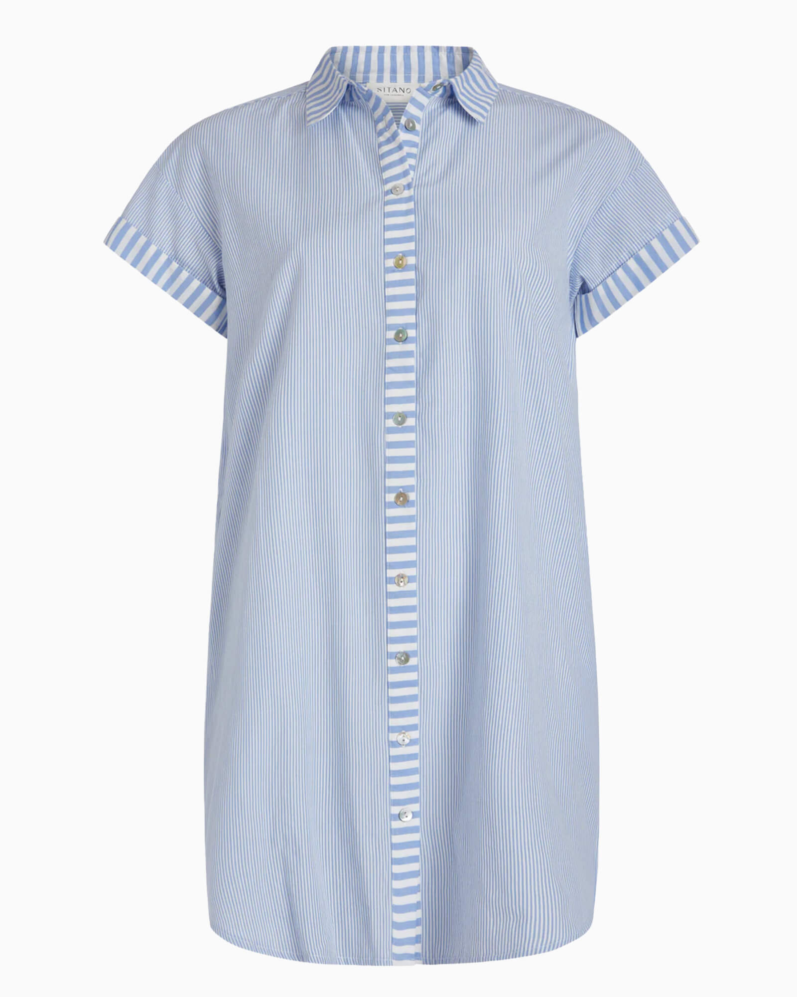 Riga Short Sleeve Short Dress