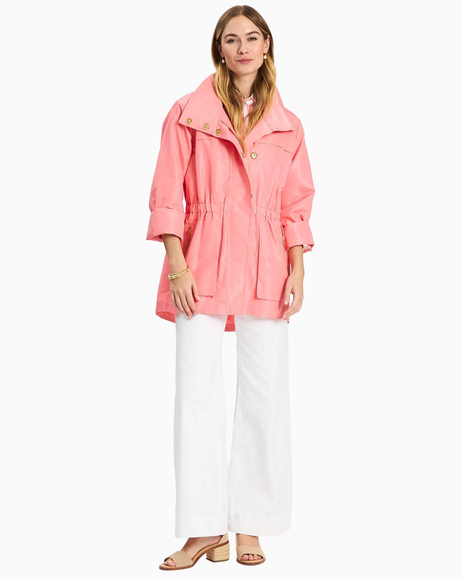 Newport Rain Slicker Black - Purple Poppy