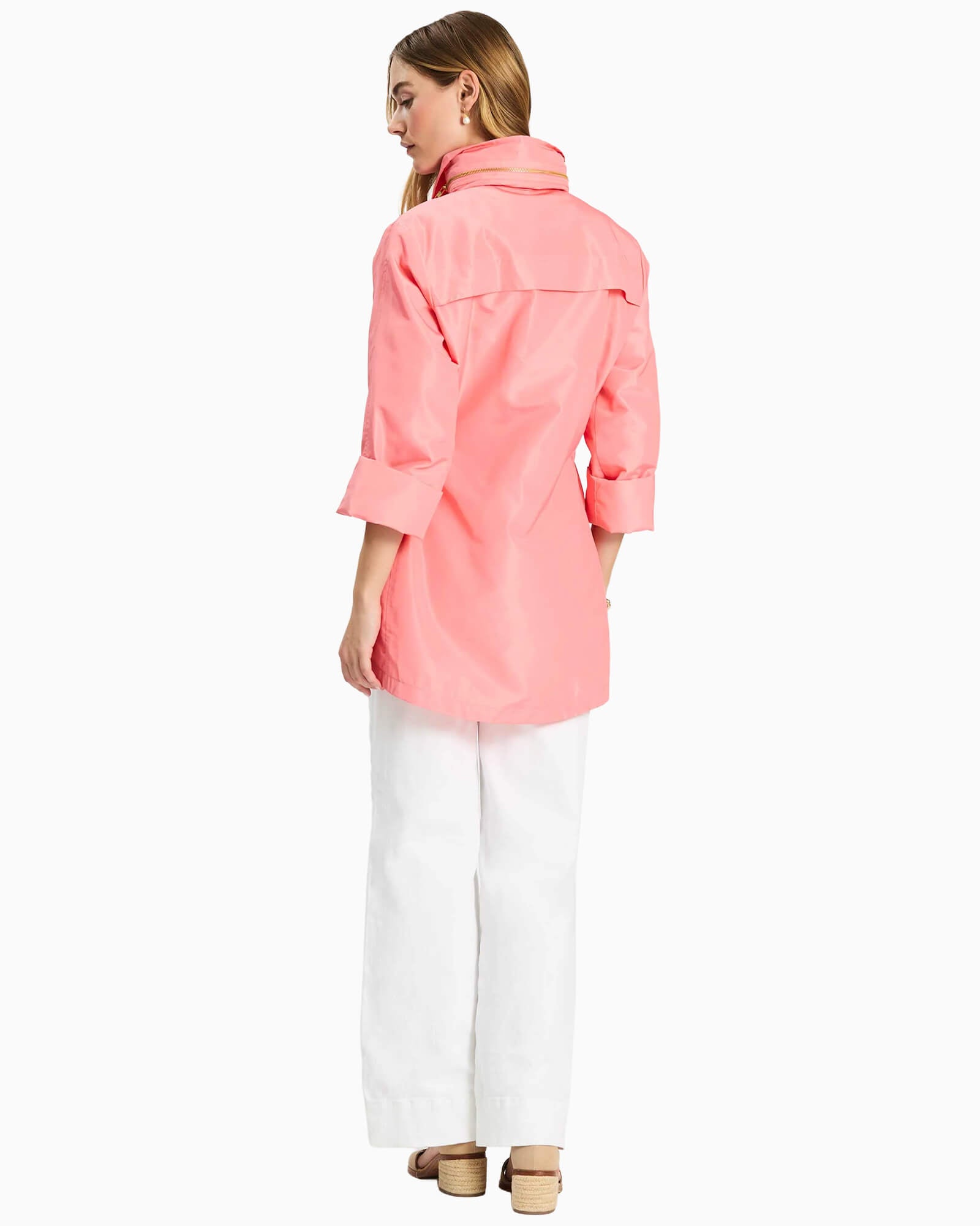Newport Rain Slicker Black - Purple Poppy