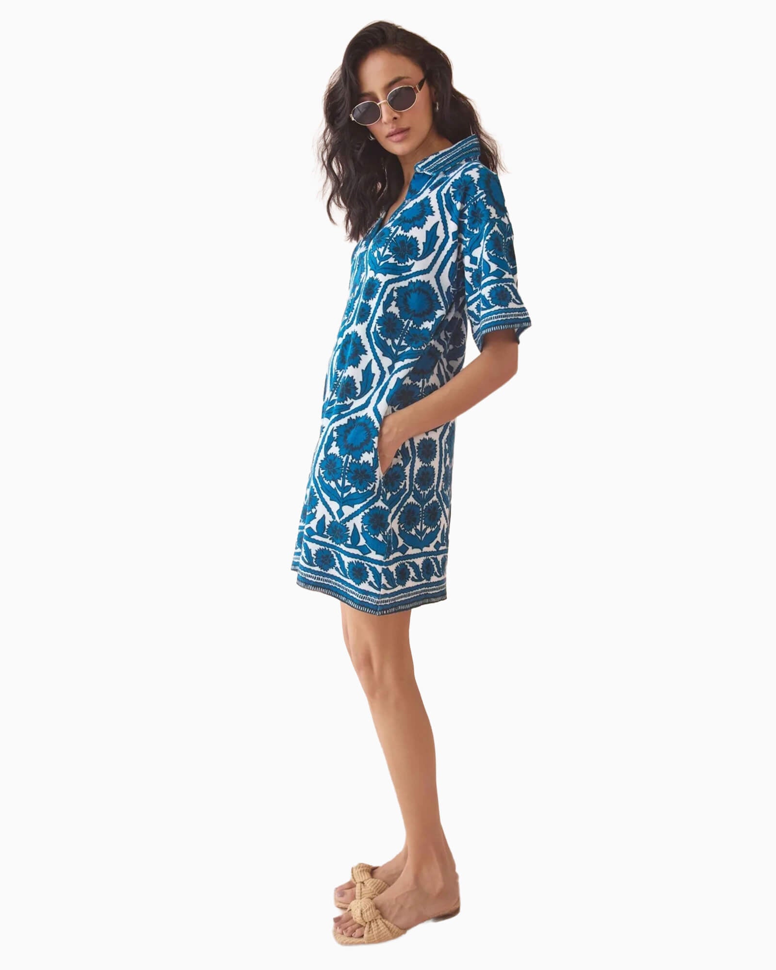 Rumi Dress Tessa Santorini - Purple Poppy