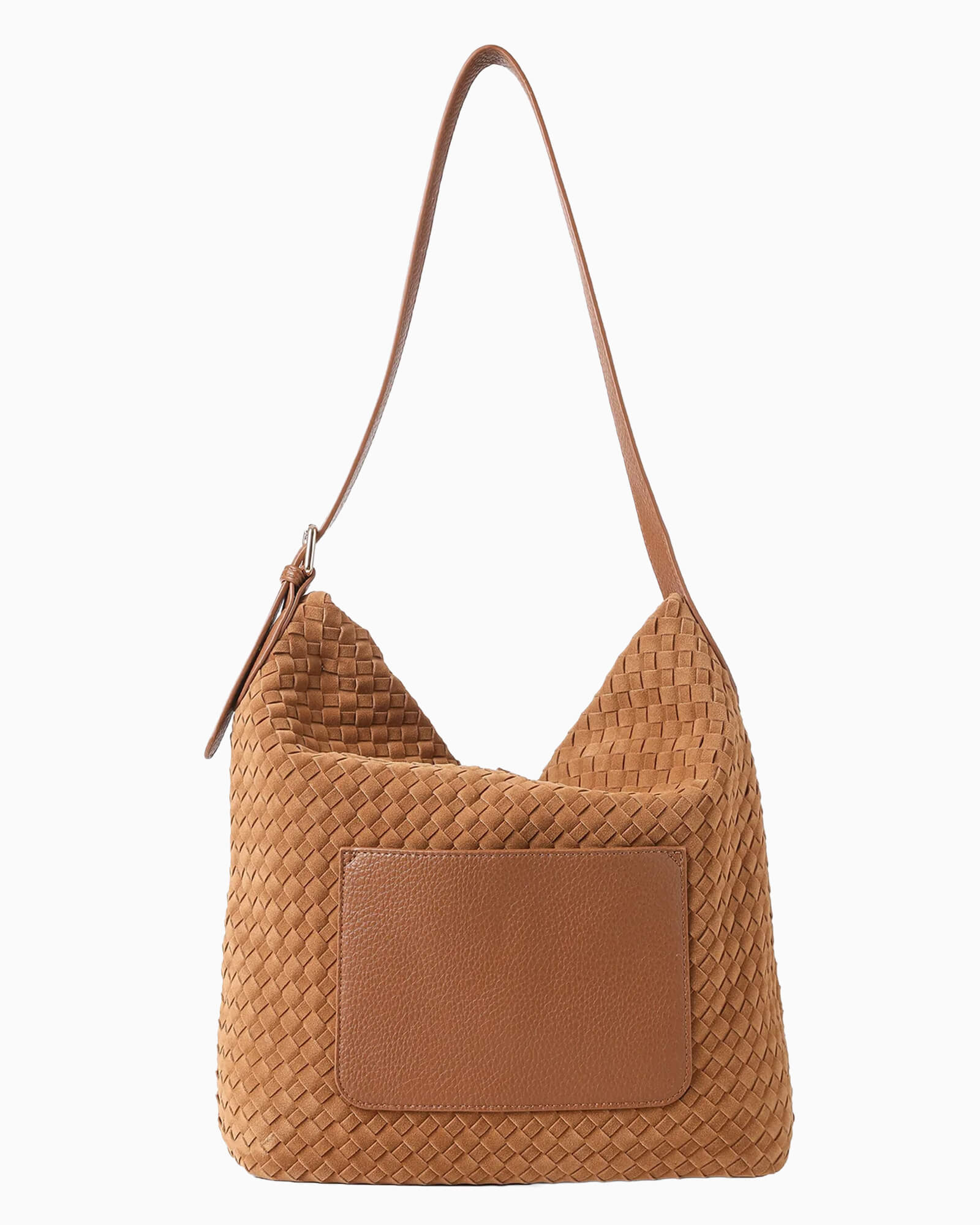Sandy Woven Saddle Shoulder Bag