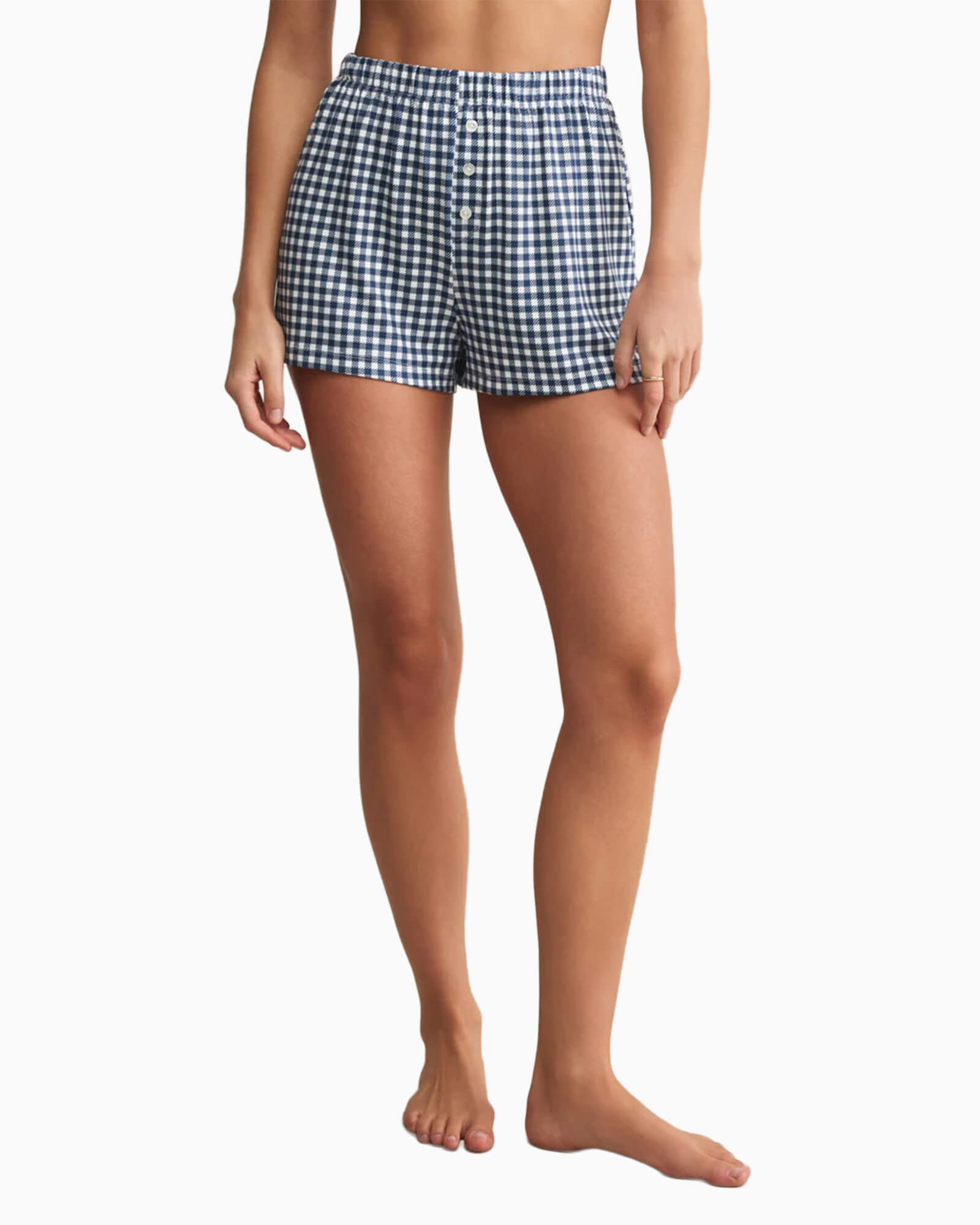 Maddie Gingham Short