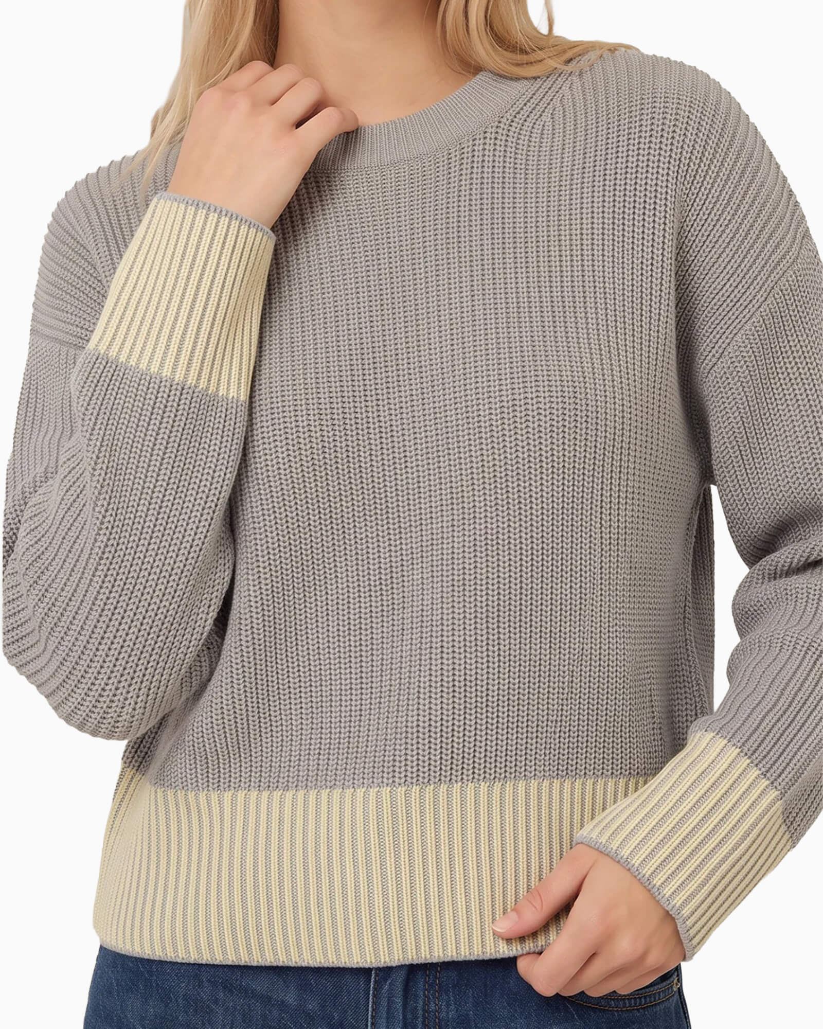 Sienna Stripe Rib Pullover
