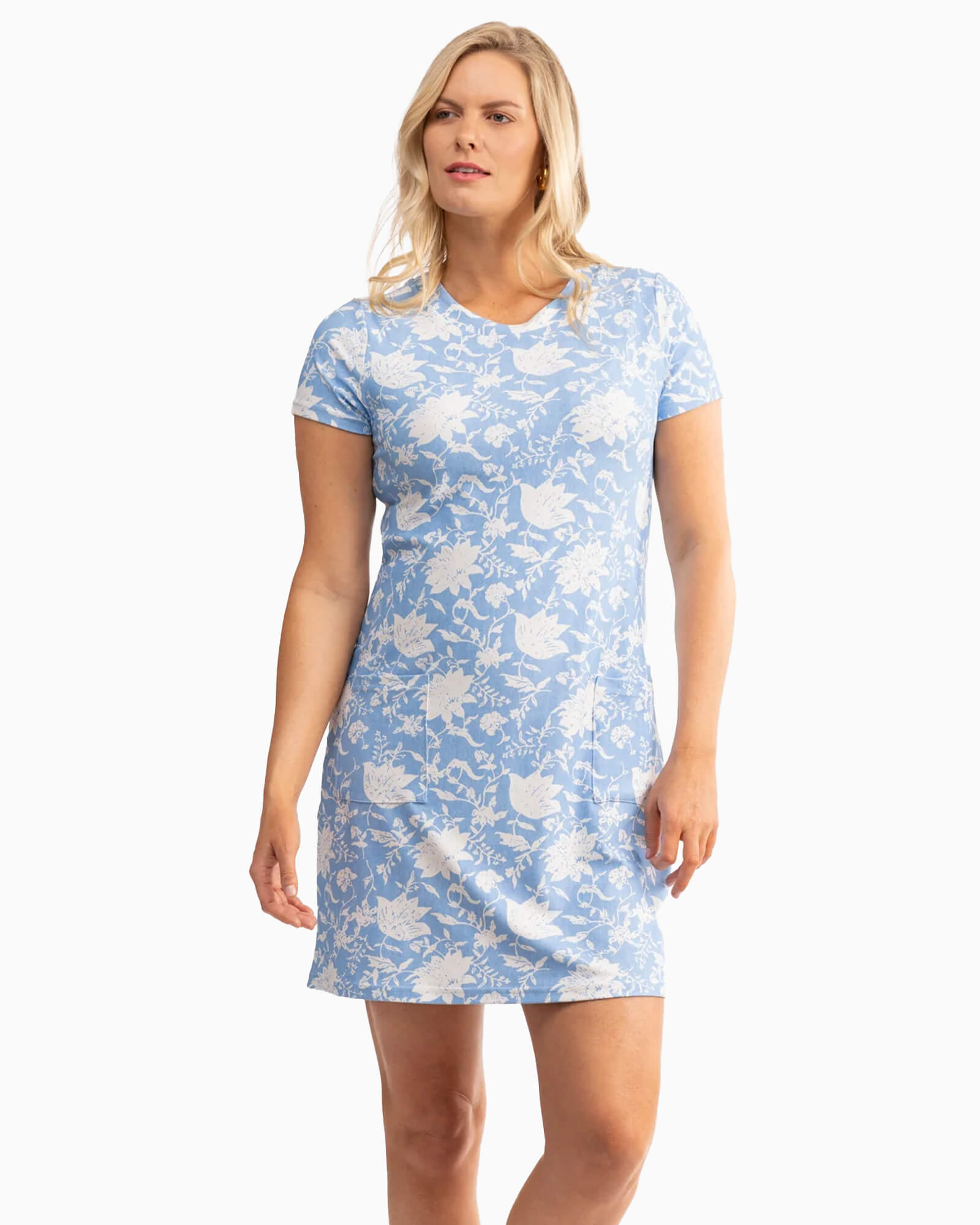 Smith & Quinn Sierra Dress Star Dew - Purple Poppy