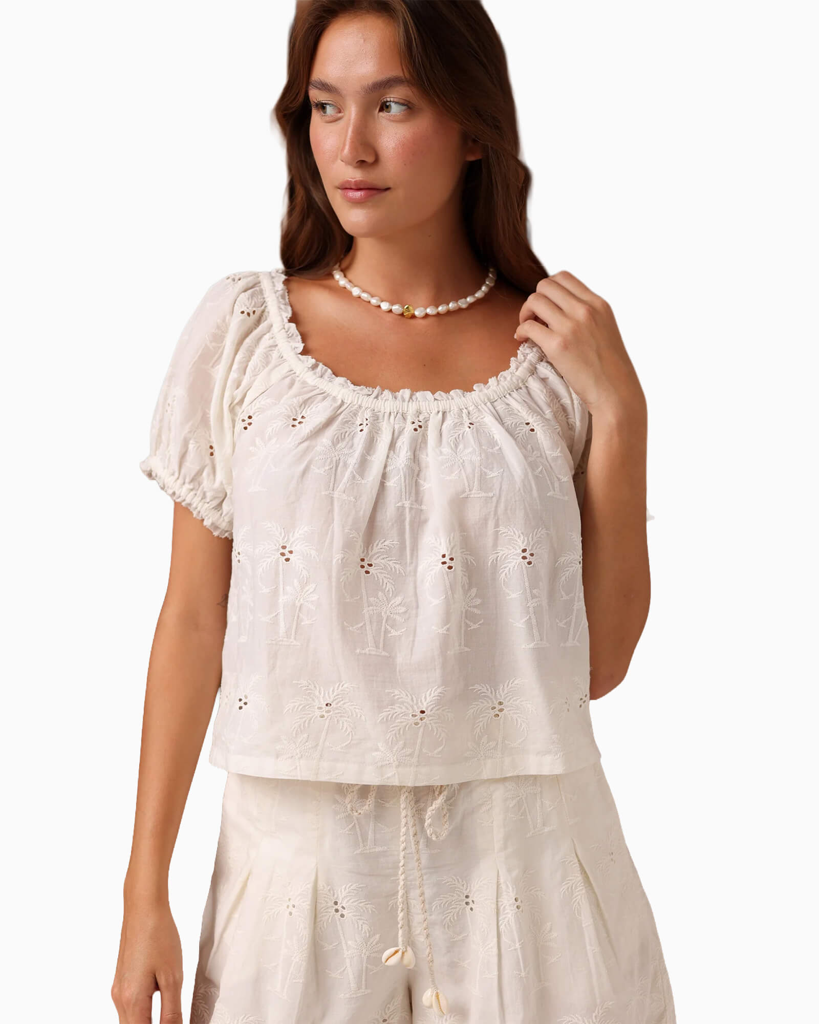 Skylar Eyelet Blouse